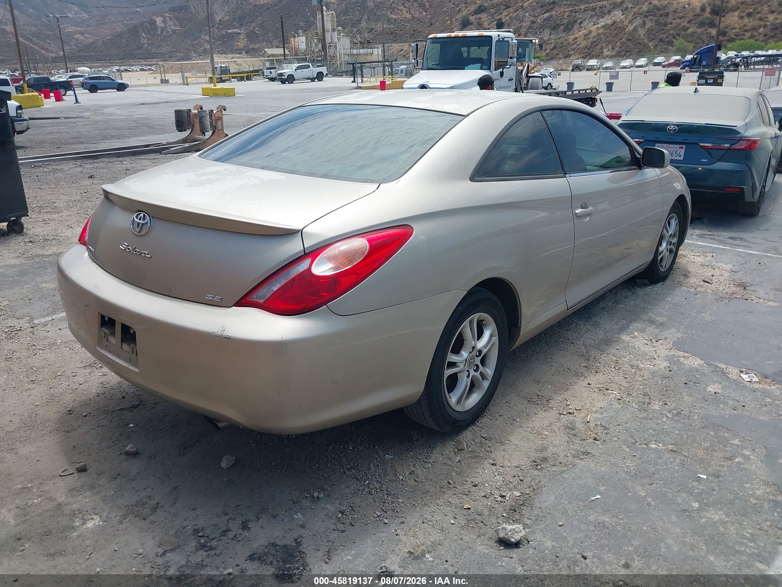 2006 Toyota Camry Solara Se Золотой vin: 4T1CE38P56U625895