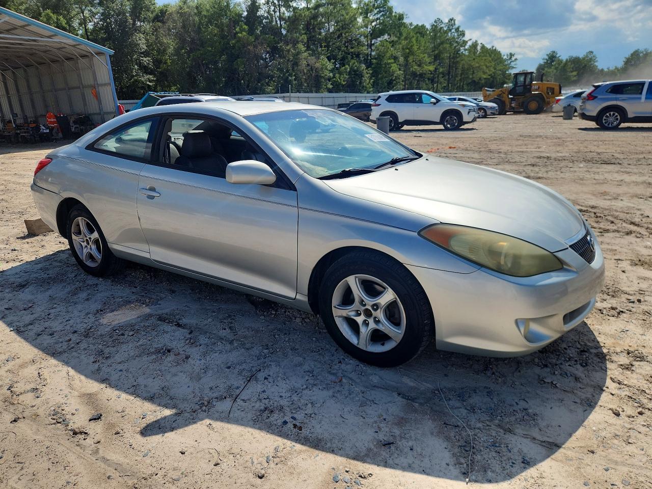 2004 Toyota Camry Solara Se Silver vin: 4T1CE38P64U779738