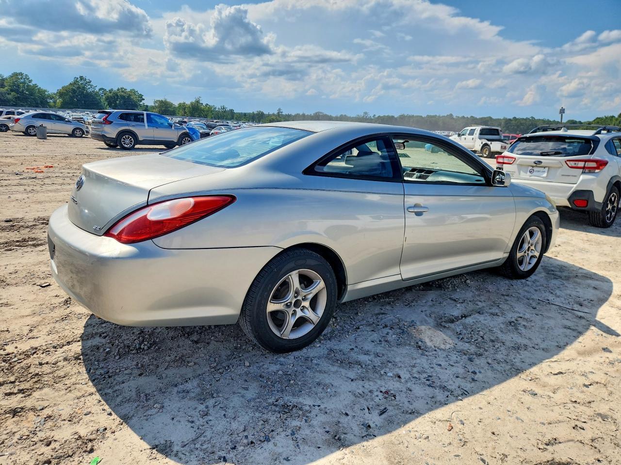 2004 Toyota Camry Solara Se Silver vin: 4T1CE38P64U779738