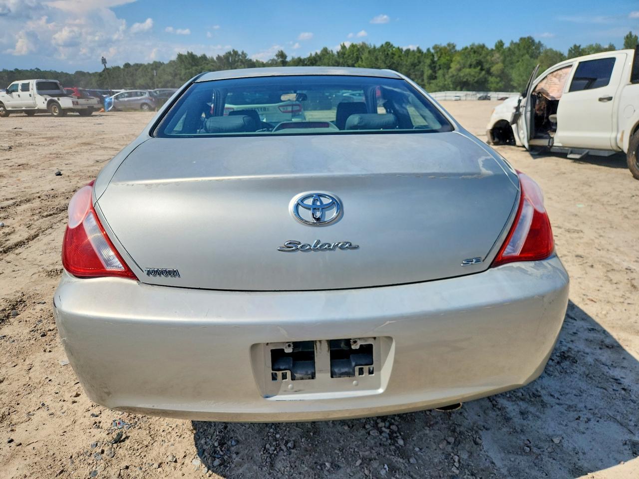 2004 Toyota Camry Solara Se Silver vin: 4T1CE38P64U779738