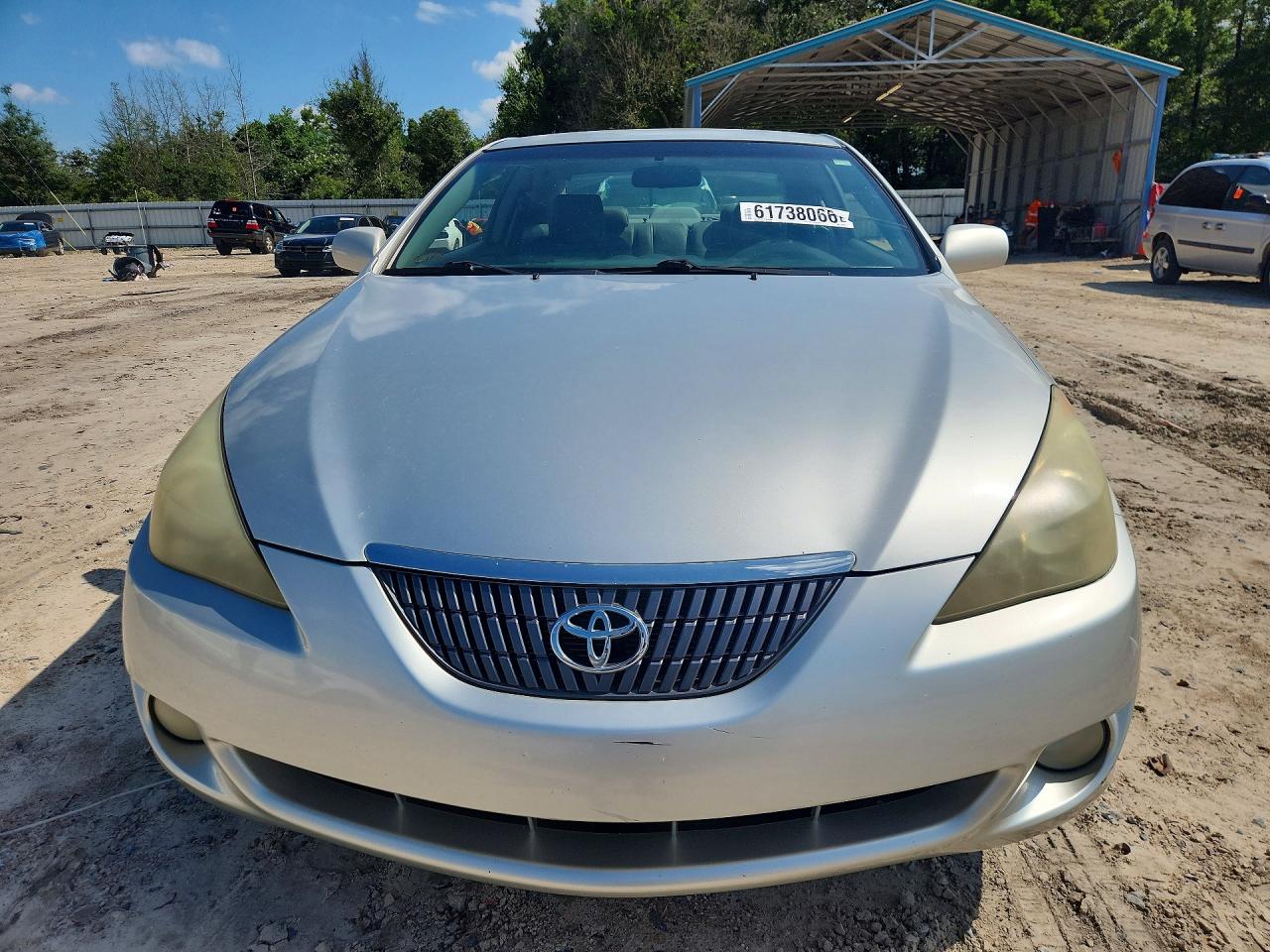 2004 Toyota Camry Solara Se Silver vin: 4T1CE38P64U779738