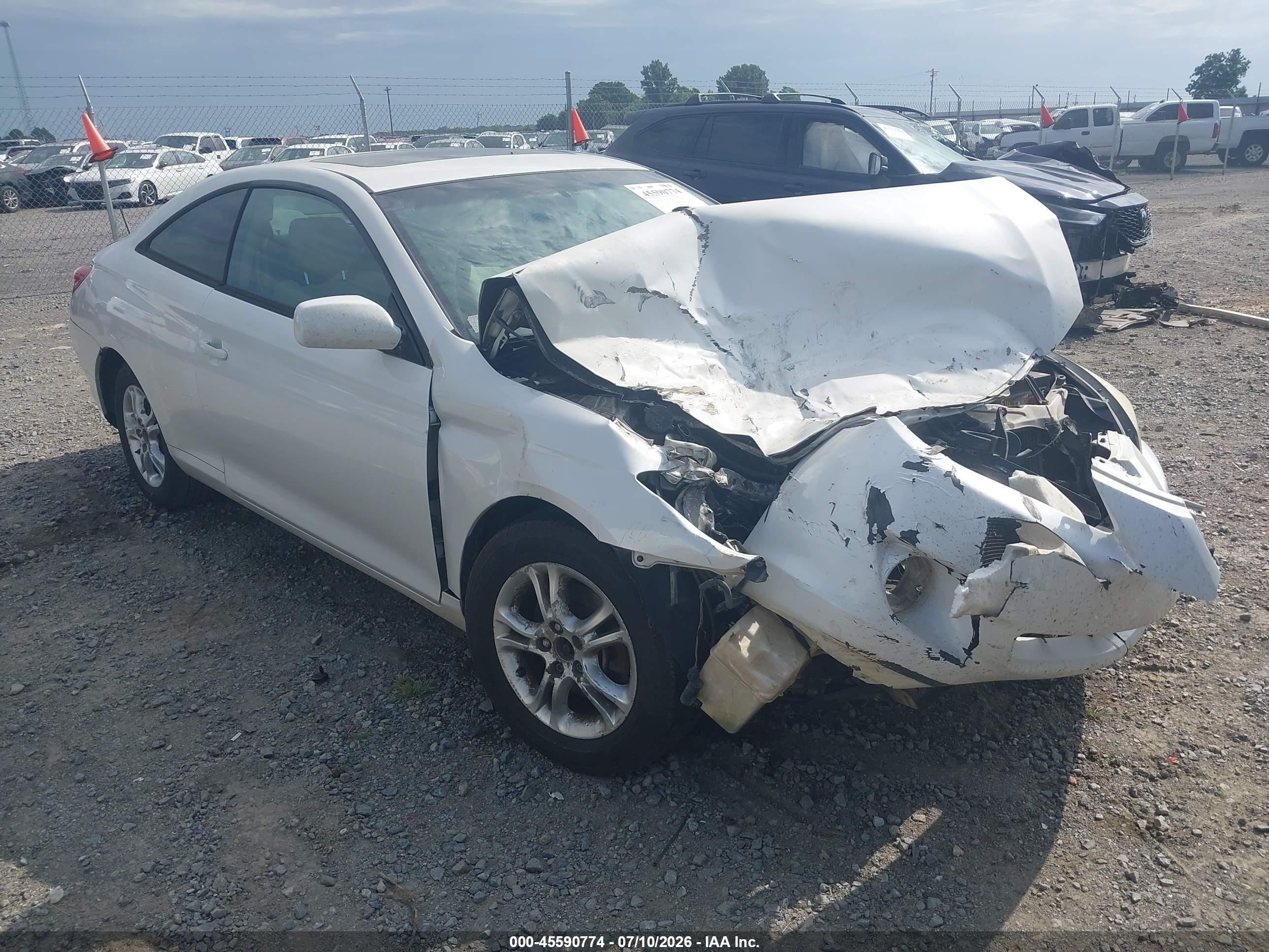 2005 Toyota Camry Solara Se White vin: 4T1CE38P65U963773