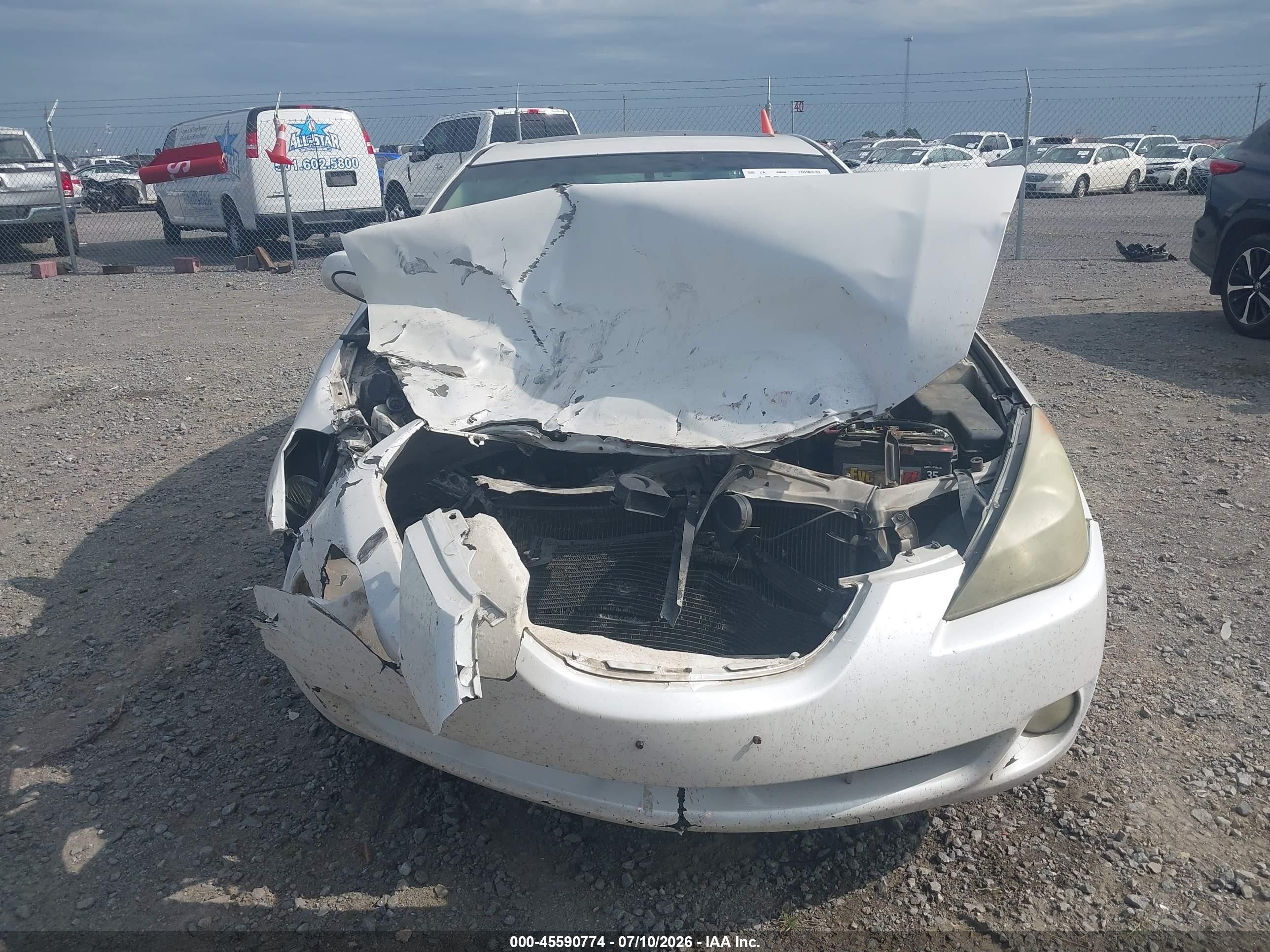 2005 Toyota Camry Solara Se White vin: 4T1CE38P65U963773