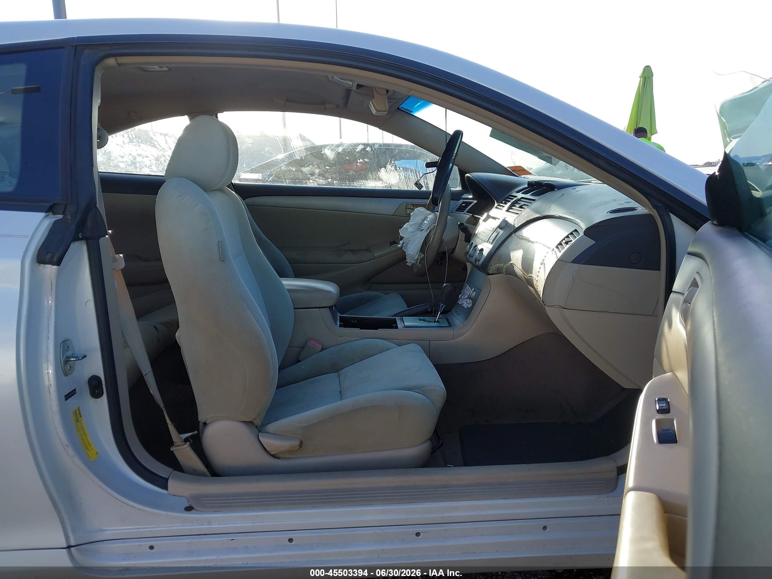 2006 Toyota Camry Solara Se White vin: 4T1CE38P66U750260