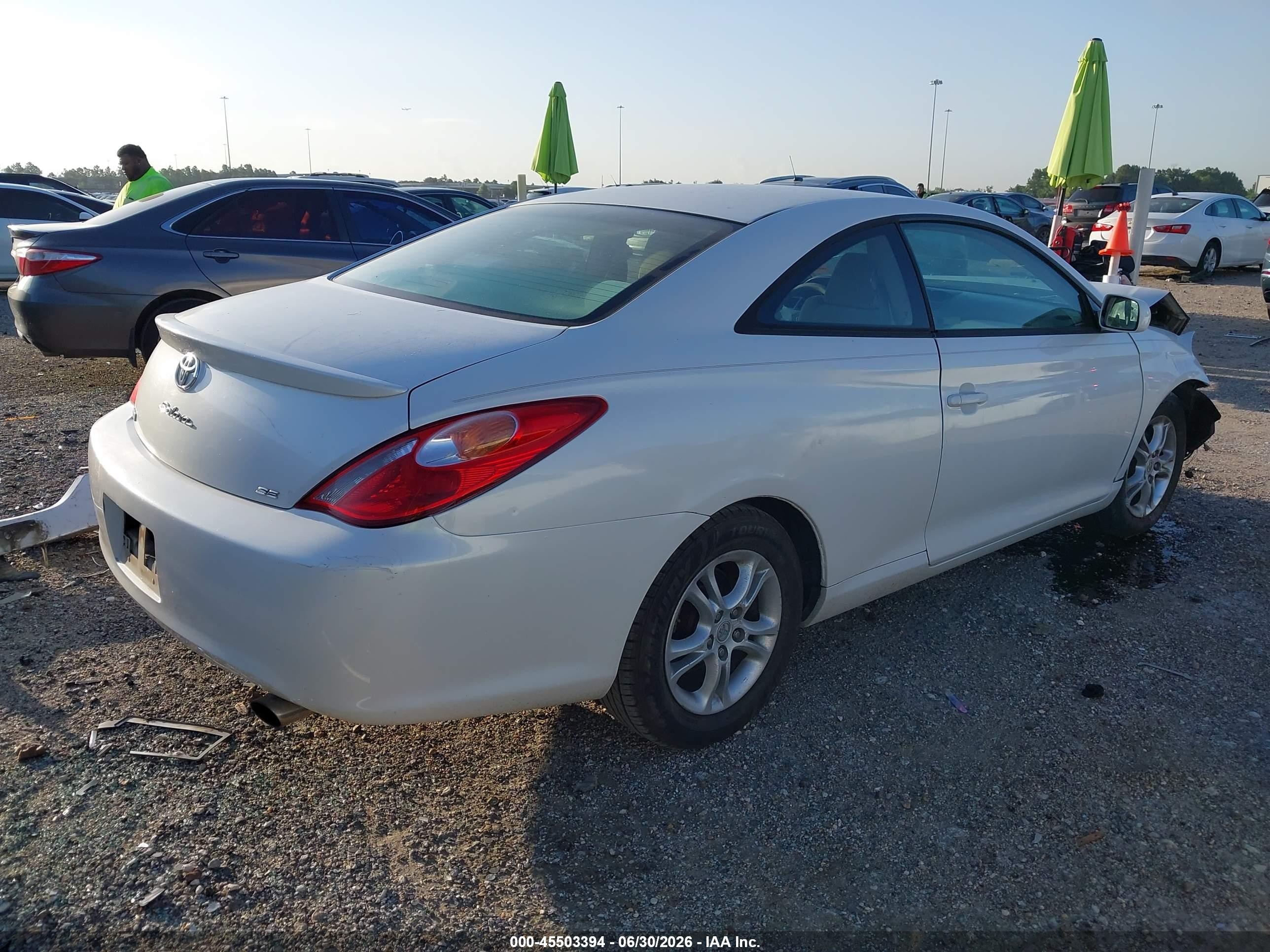 2006 Toyota Camry Solara Se White vin: 4T1CE38P66U750260