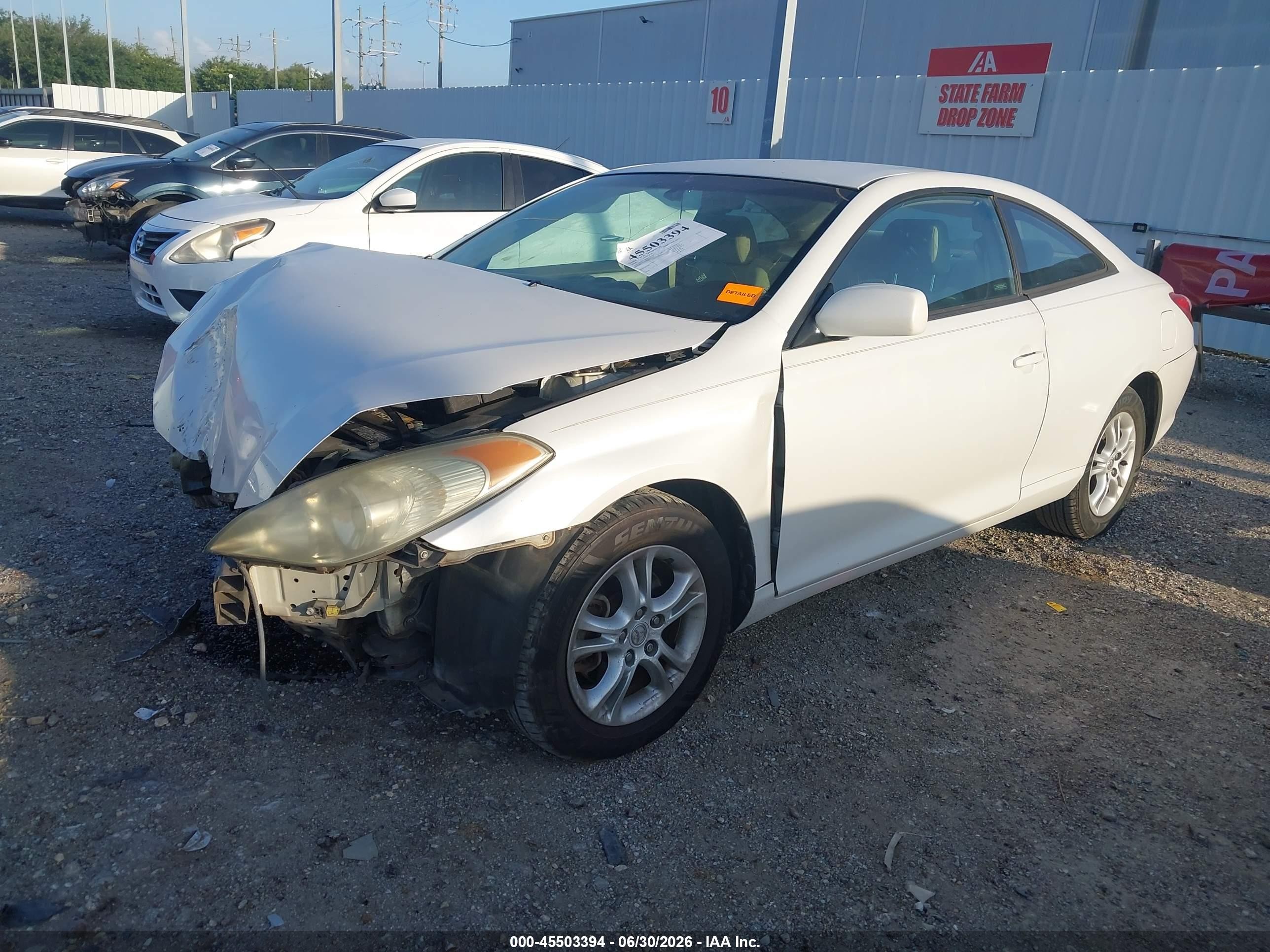 2006 Toyota Camry Solara Se White vin: 4T1CE38P66U750260