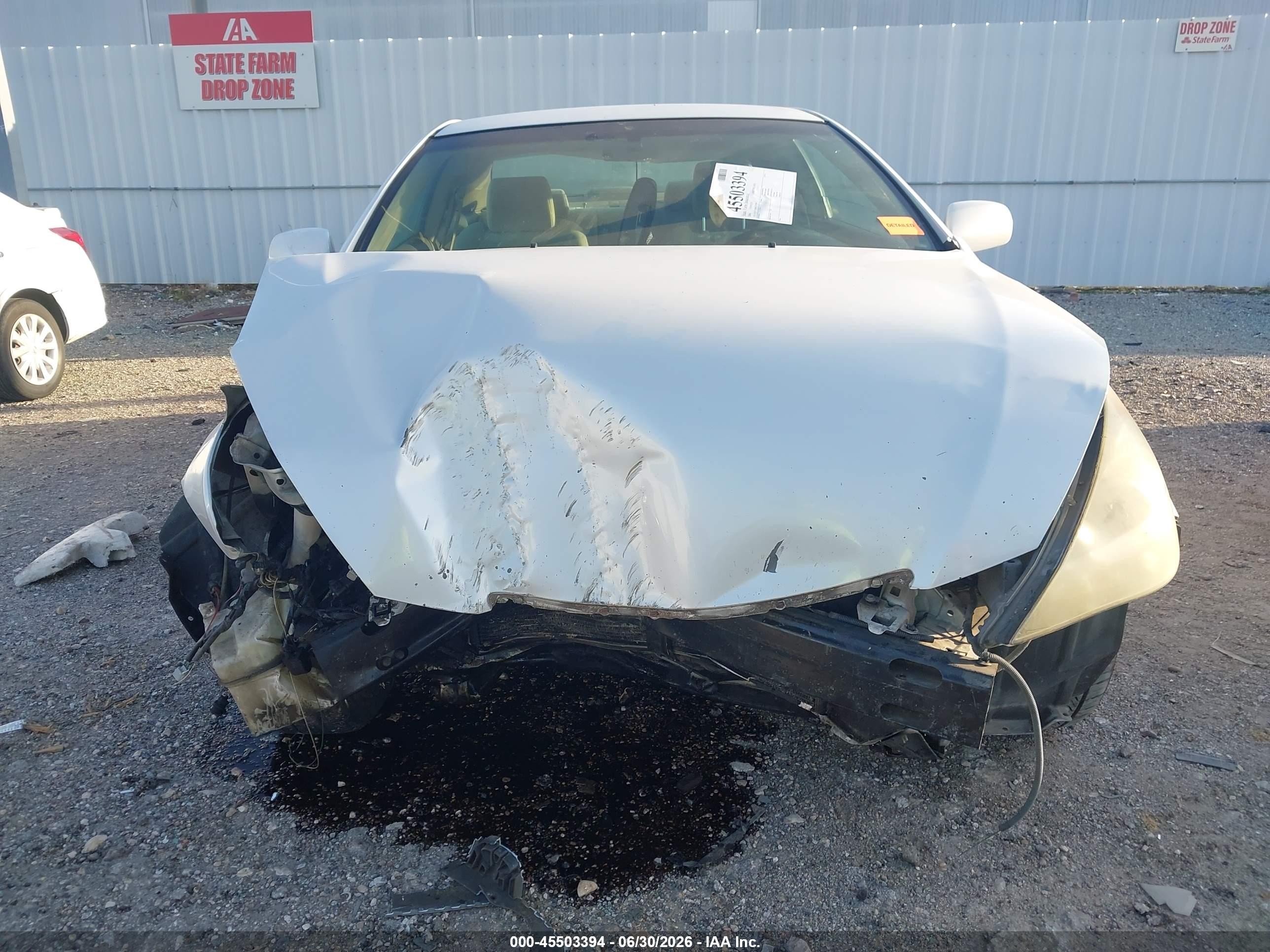 2006 Toyota Camry Solara Se White vin: 4T1CE38P66U750260
