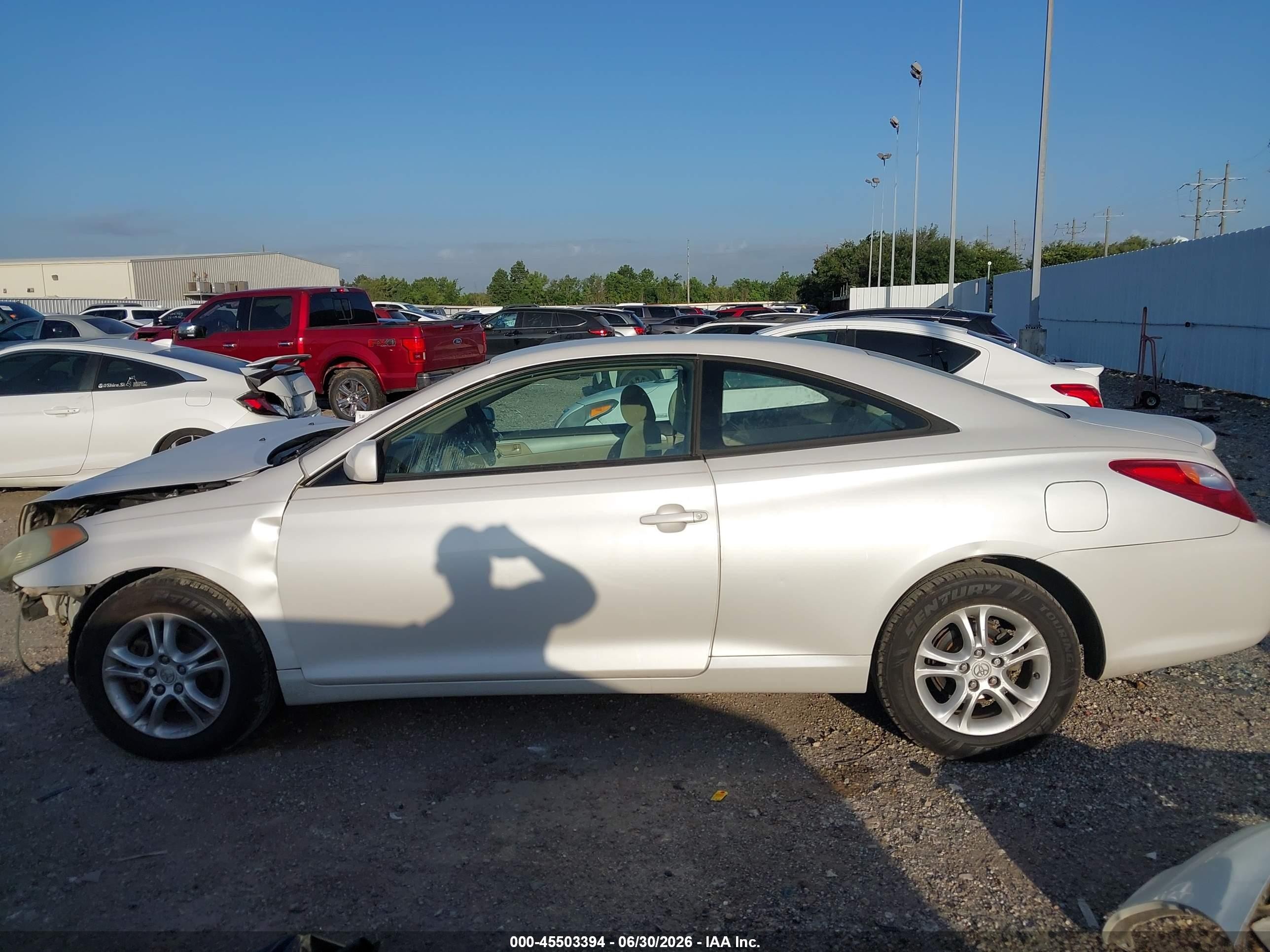 2006 Toyota Camry Solara Se White vin: 4T1CE38P66U750260