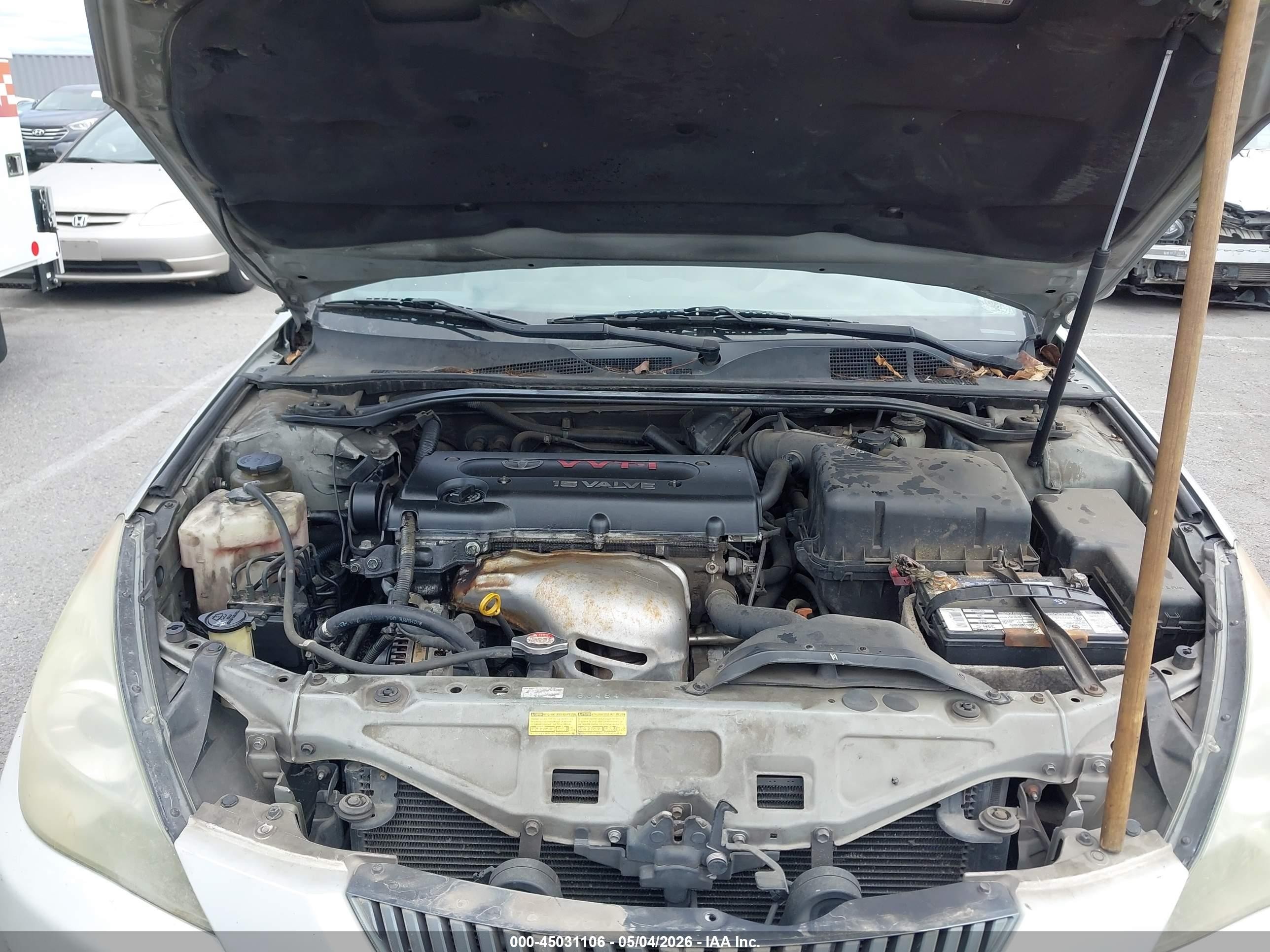 2005 Toyota Camry Solara Se Silver vin: 4T1CE38P75U962714