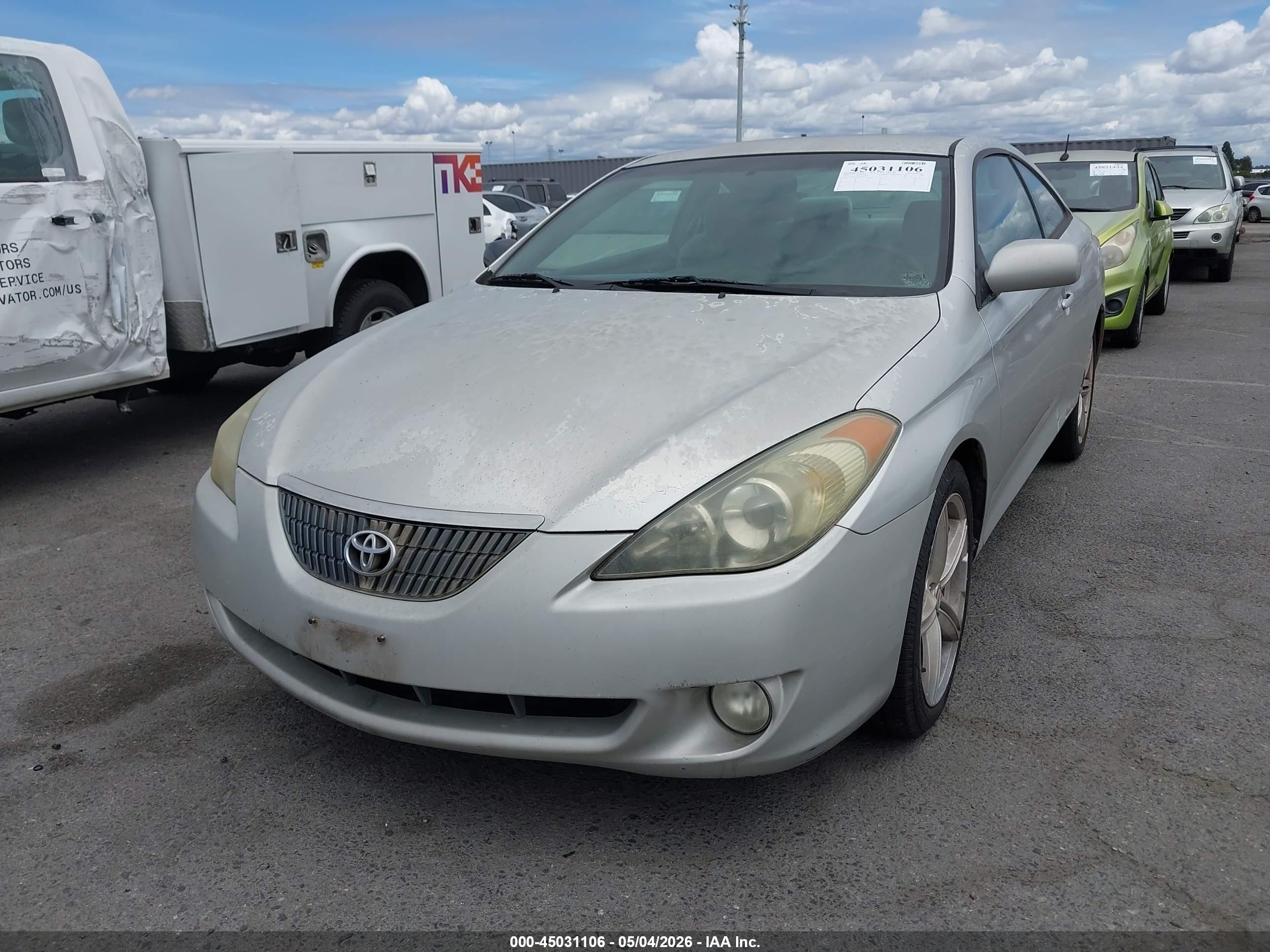 2005 Toyota Camry Solara Se Silver vin: 4T1CE38P75U962714