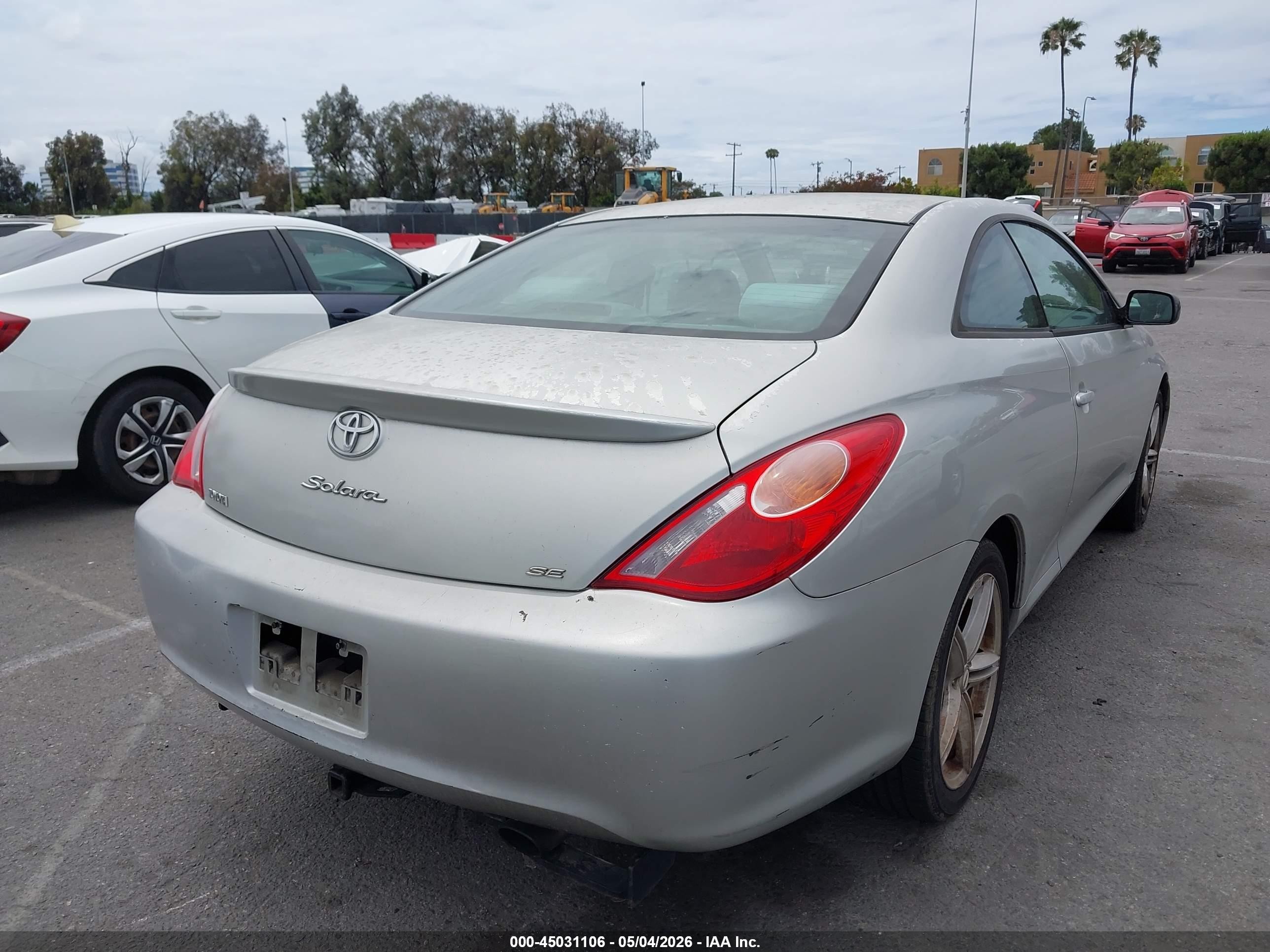 2005 Toyota Camry Solara Se Silver vin: 4T1CE38P75U962714