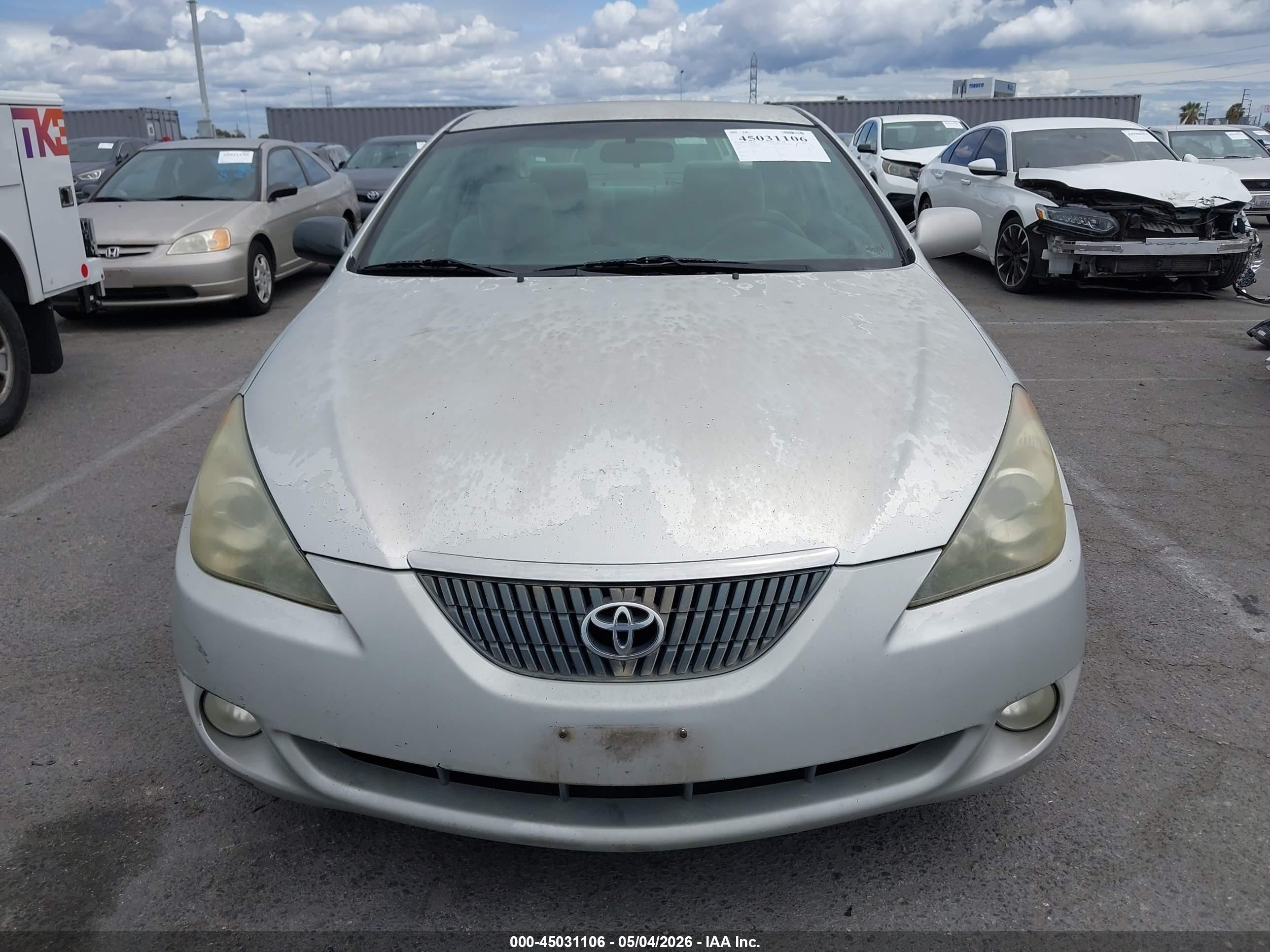 2005 Toyota Camry Solara Se Silver vin: 4T1CE38P75U962714