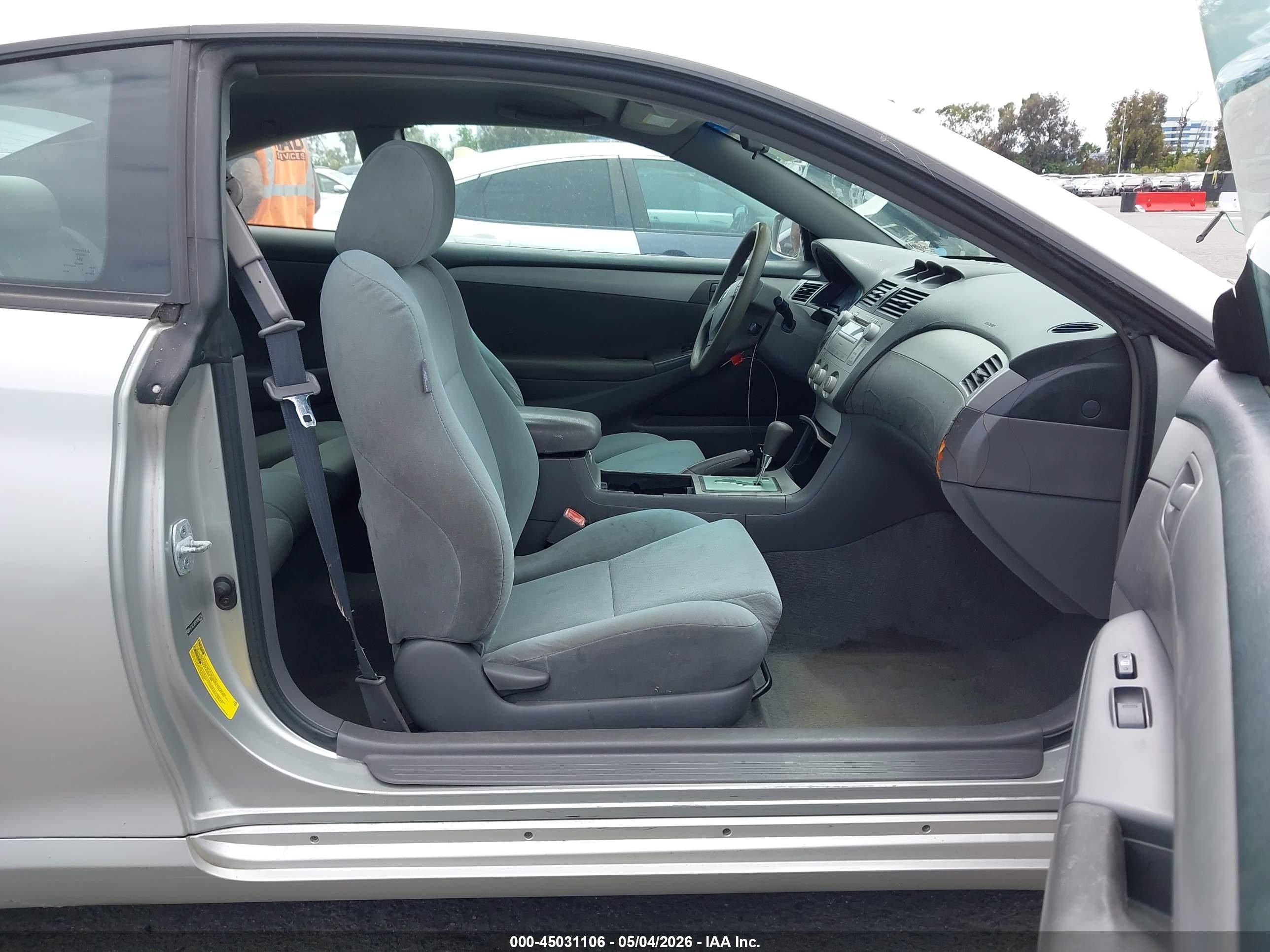 2005 Toyota Camry Solara Se Silver vin: 4T1CE38P75U962714
