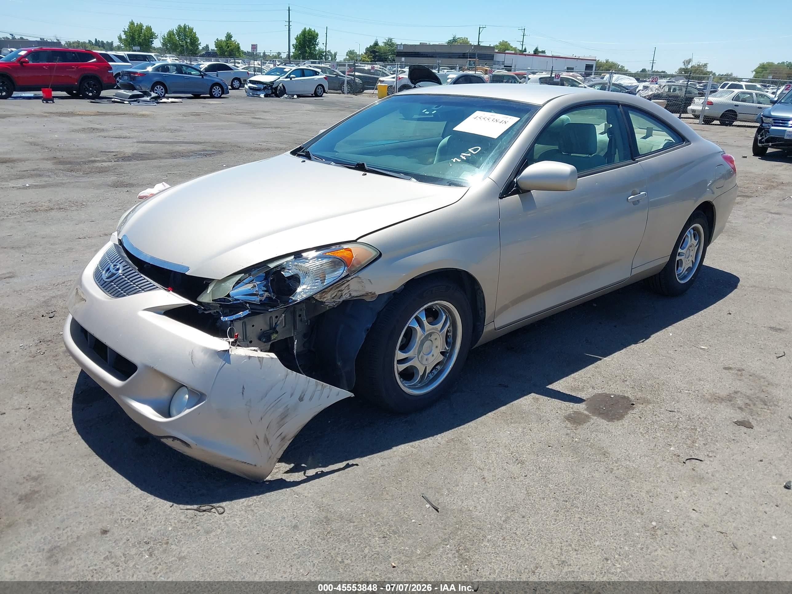 2005 Toyota Camry Solara Se Gold vin: 4T1CE38P75U967332