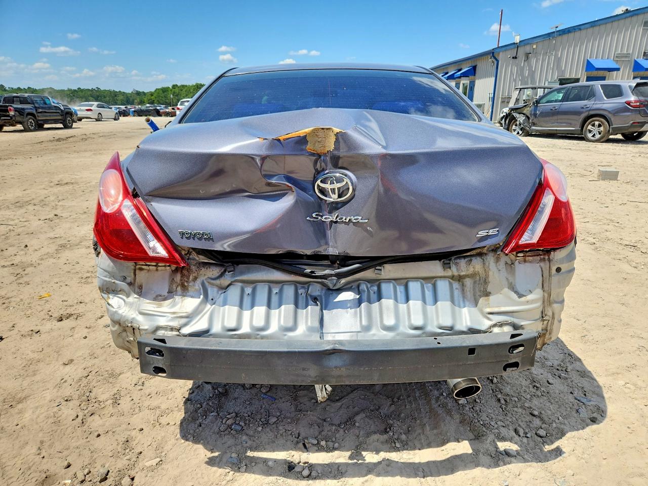 2006 Toyota Camry Solara Se Gray vin: 4T1CE38P76U649227