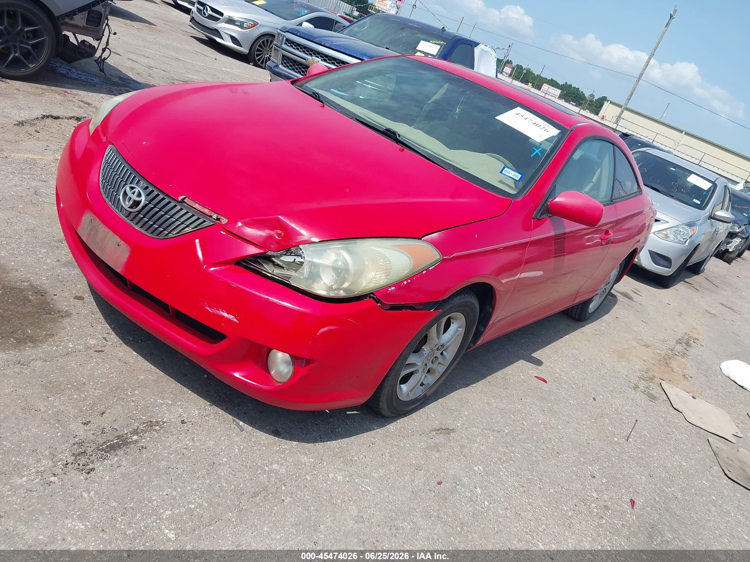 2006 Toyota Camry Solara Se Красный vin: 4T1CE38P76U740840
