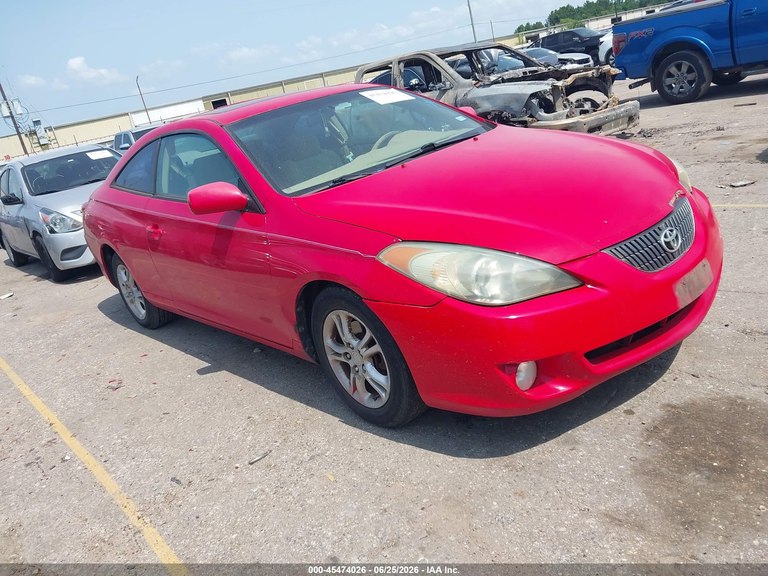 2006 Toyota Camry Solara Se Red vin: 4T1CE38P76U740840