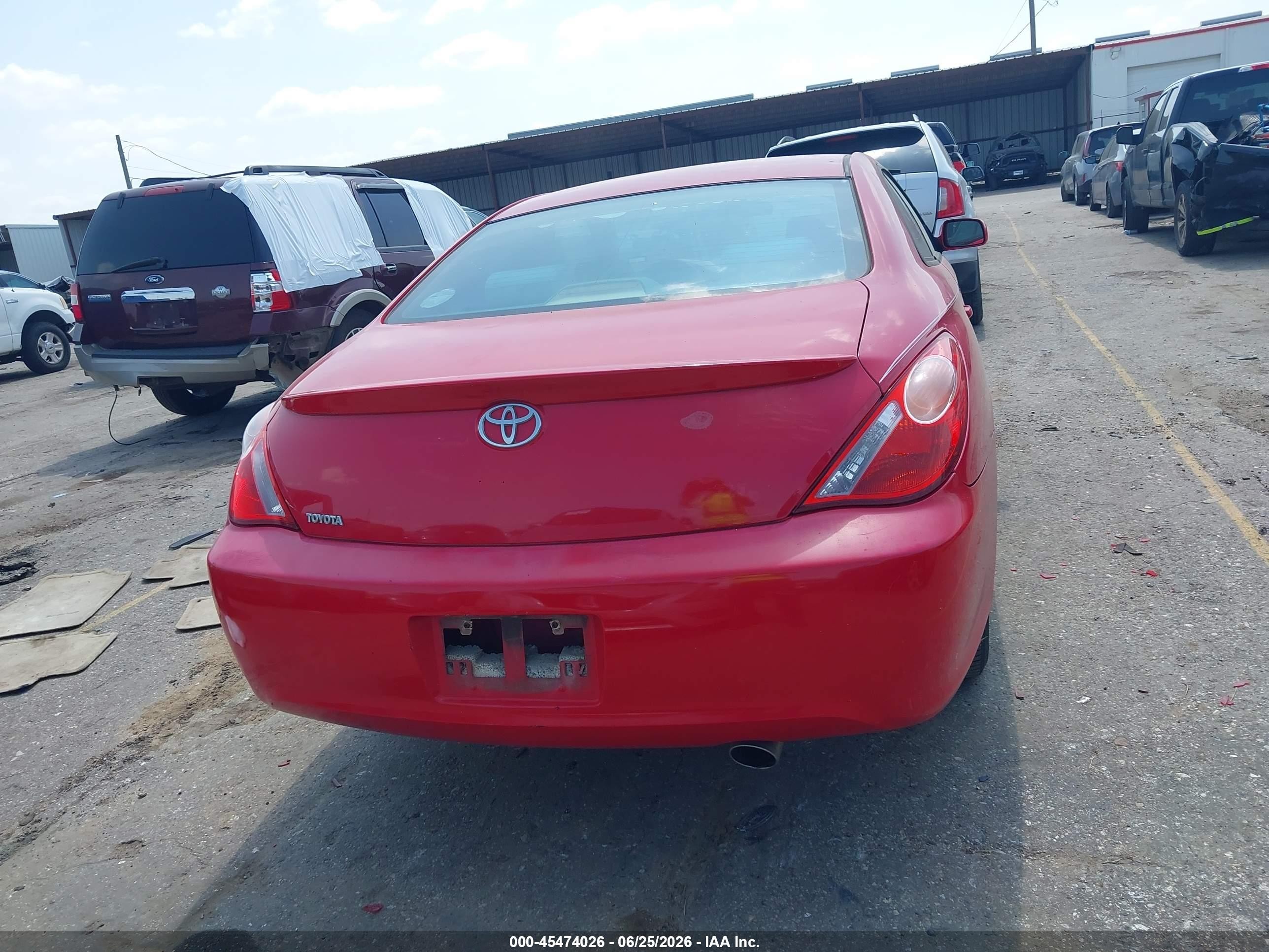 2006 Toyota Camry Solara Se Красный vin: 4T1CE38P76U740840