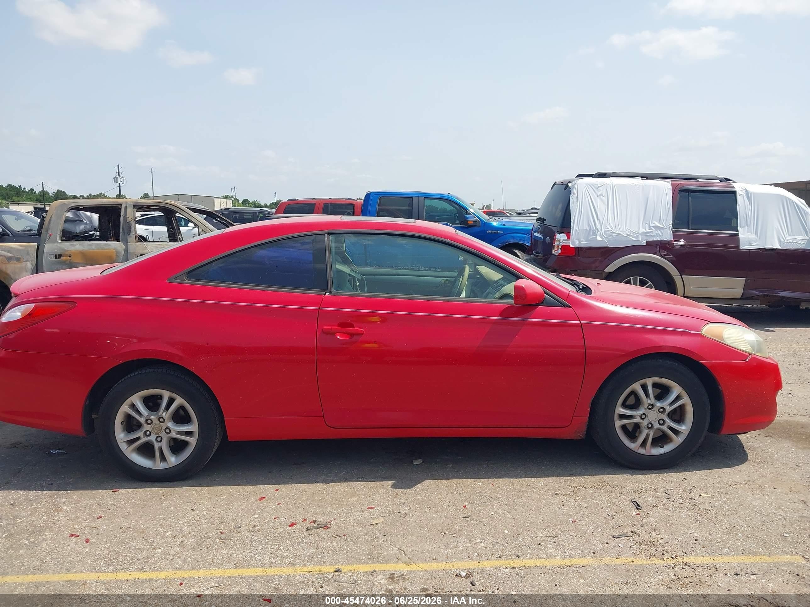 2006 Toyota Camry Solara Se Красный vin: 4T1CE38P76U740840