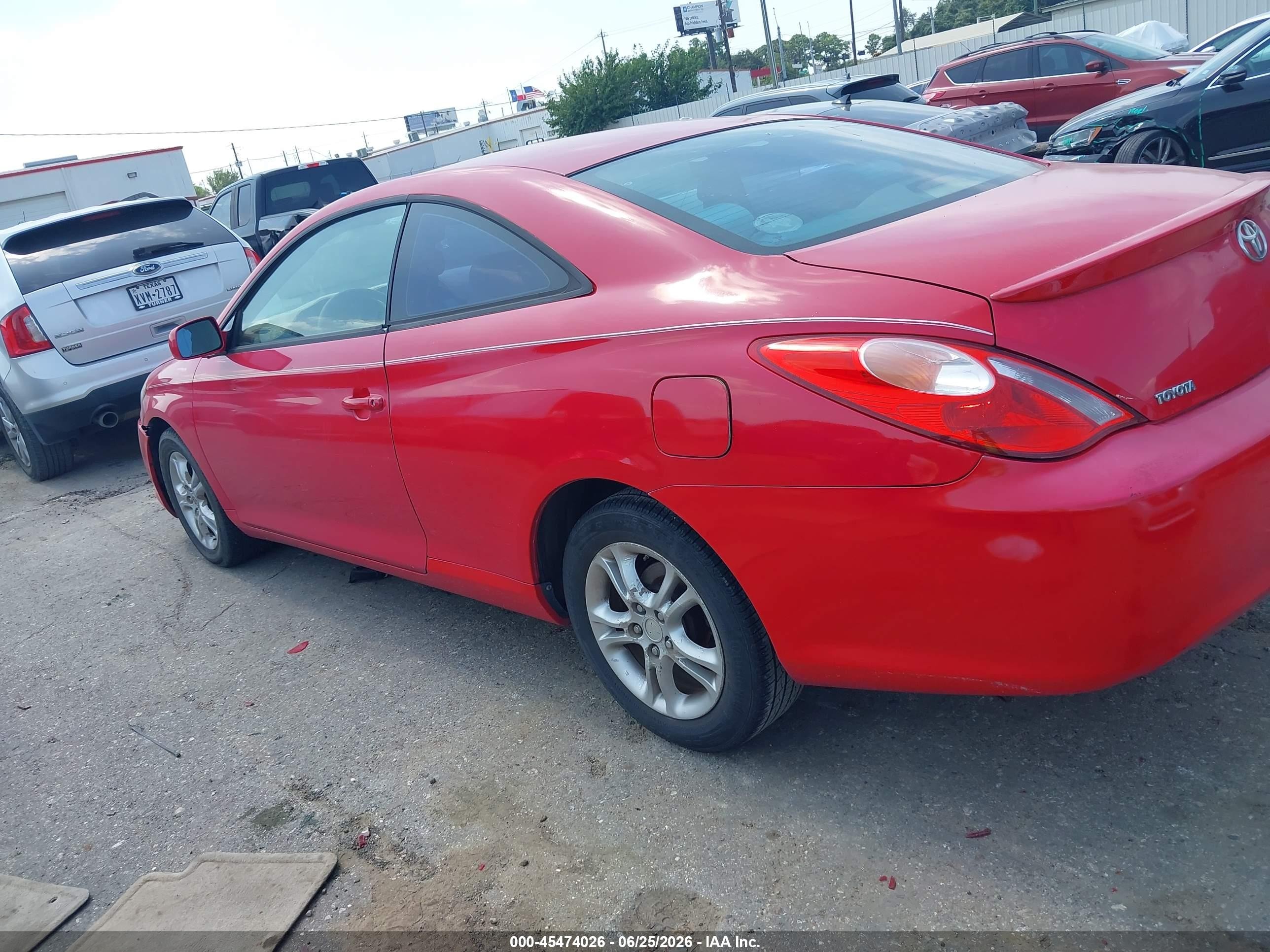 2006 Toyota Camry Solara Se Красный vin: 4T1CE38P76U740840