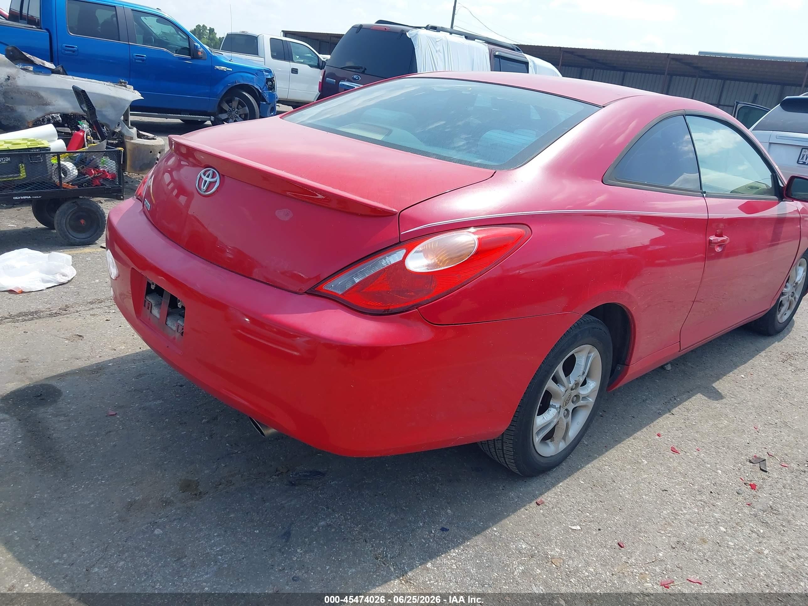 2006 Toyota Camry Solara Se Красный vin: 4T1CE38P76U740840