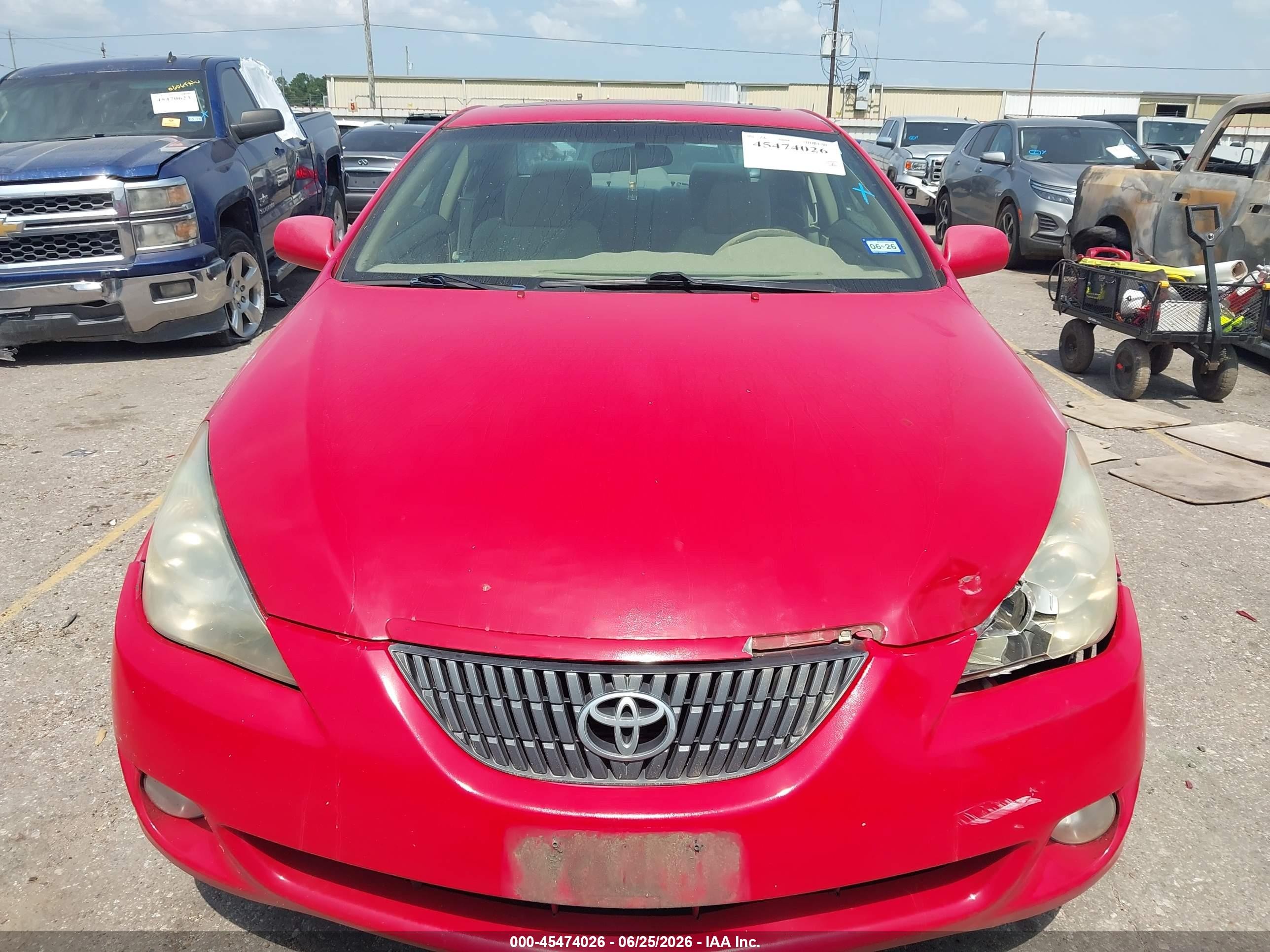 2006 Toyota Camry Solara Se Красный vin: 4T1CE38P76U740840