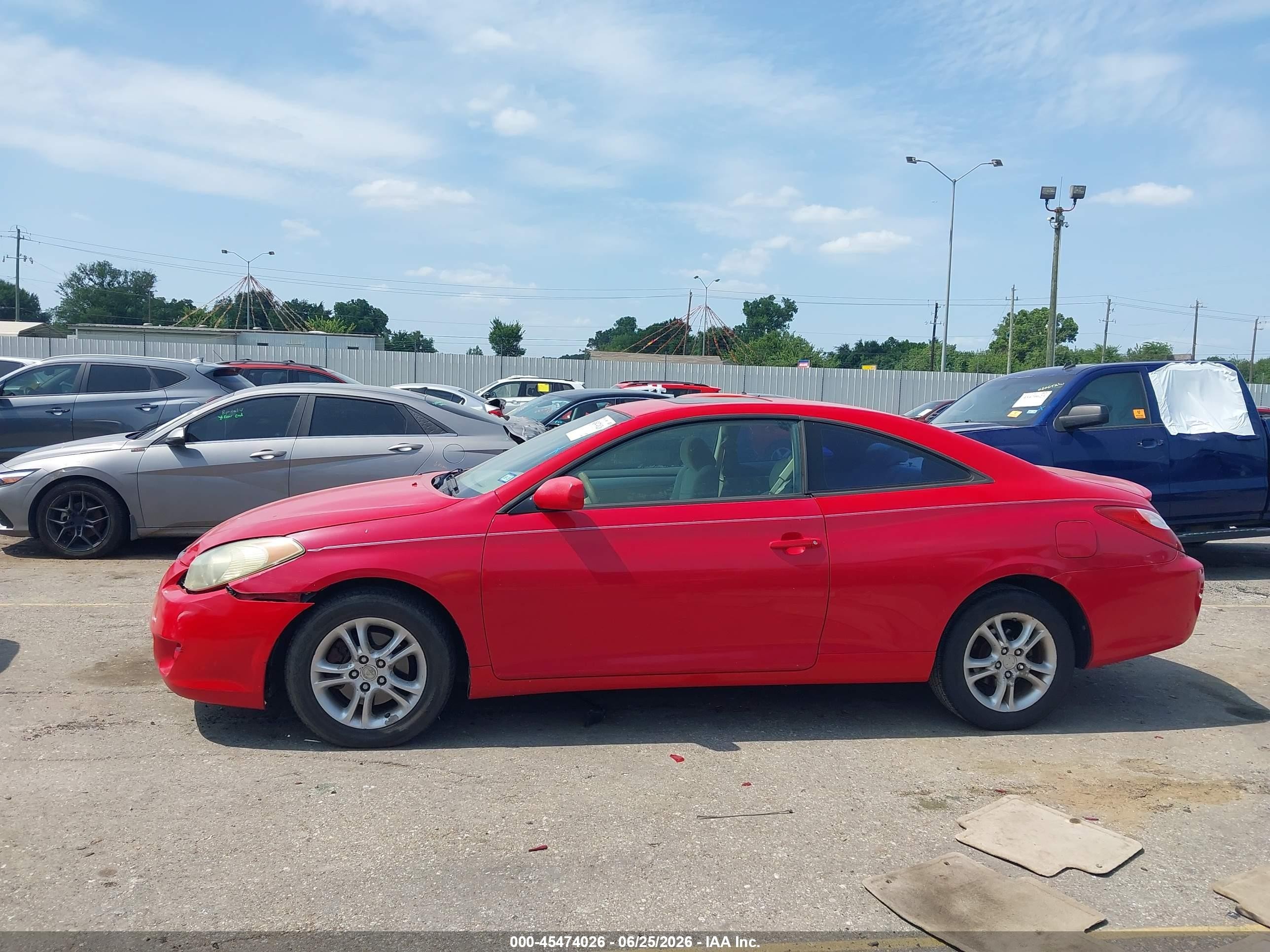 2006 Toyota Camry Solara Se Красный vin: 4T1CE38P76U740840
