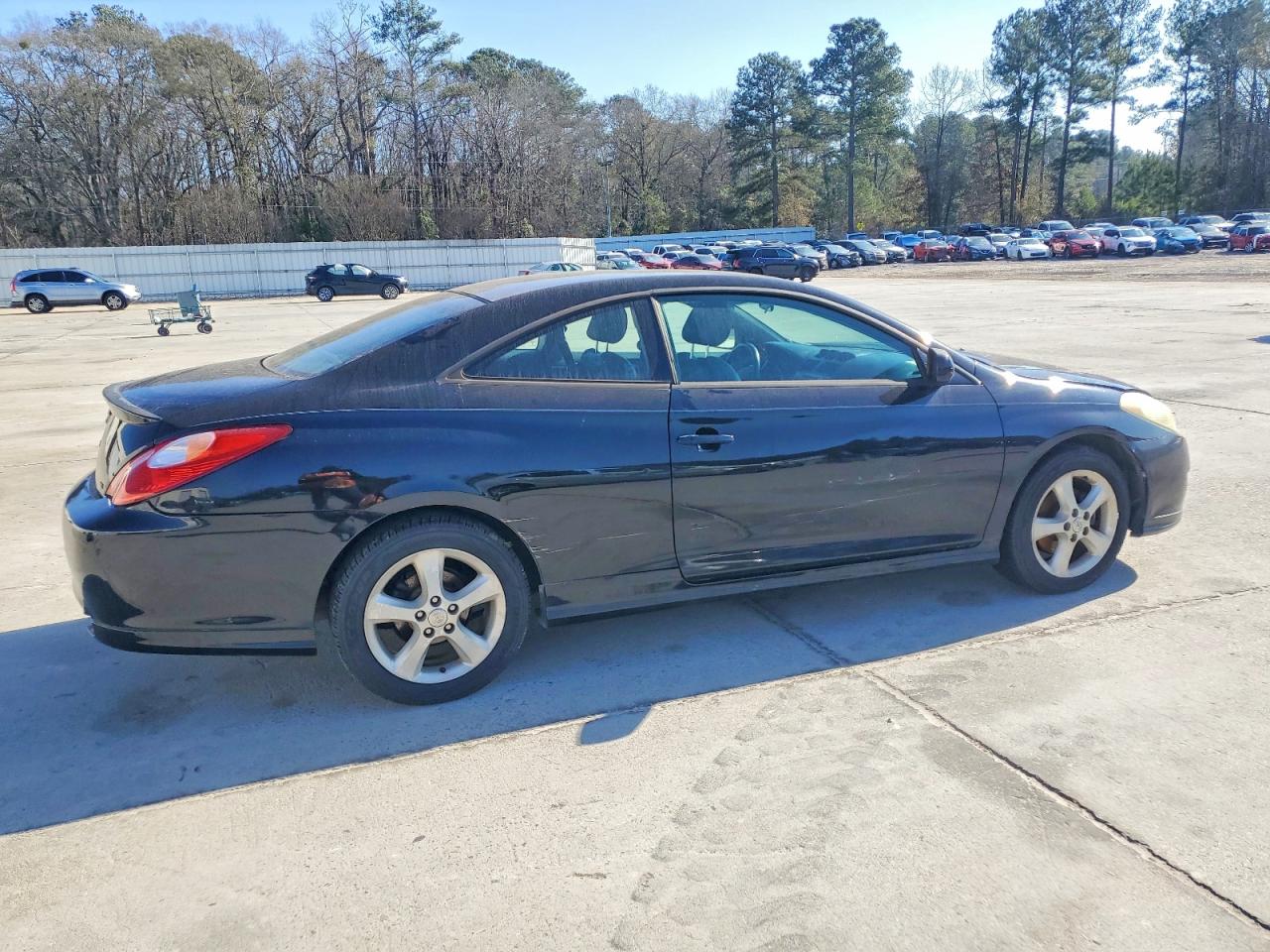 2004 Toyota Camry Solara Se Black vin: 4T1CE38P84U843598