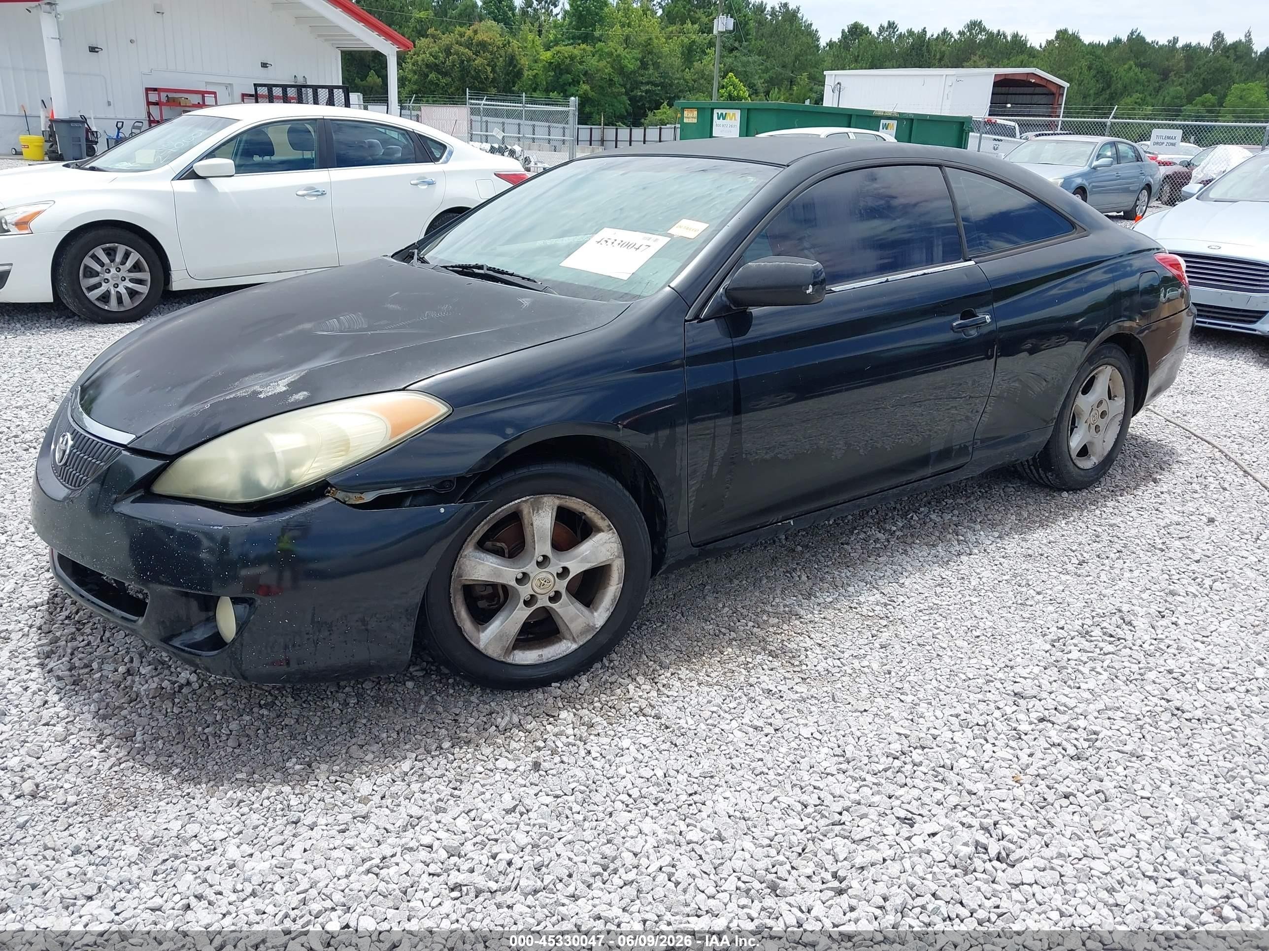 2006 Toyota Camry Solara Se Black vin: 4T1CE38P86U617726