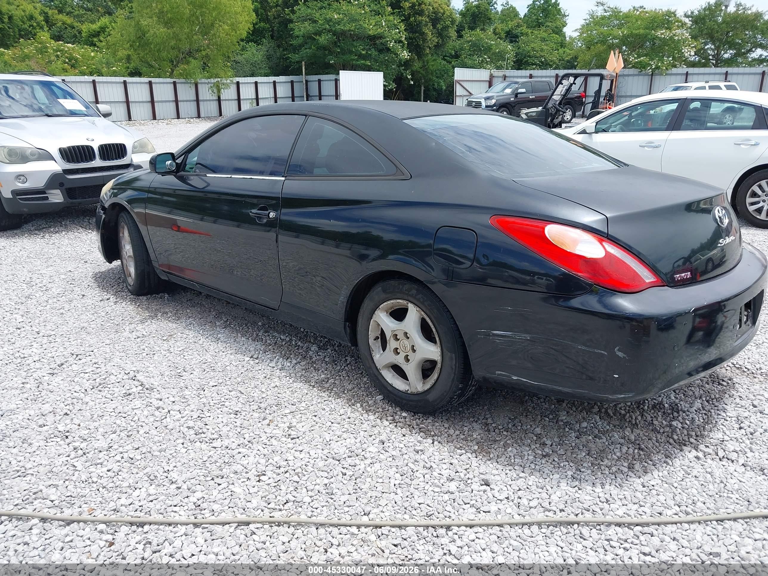2006 Toyota Camry Solara Se Black vin: 4T1CE38P86U617726