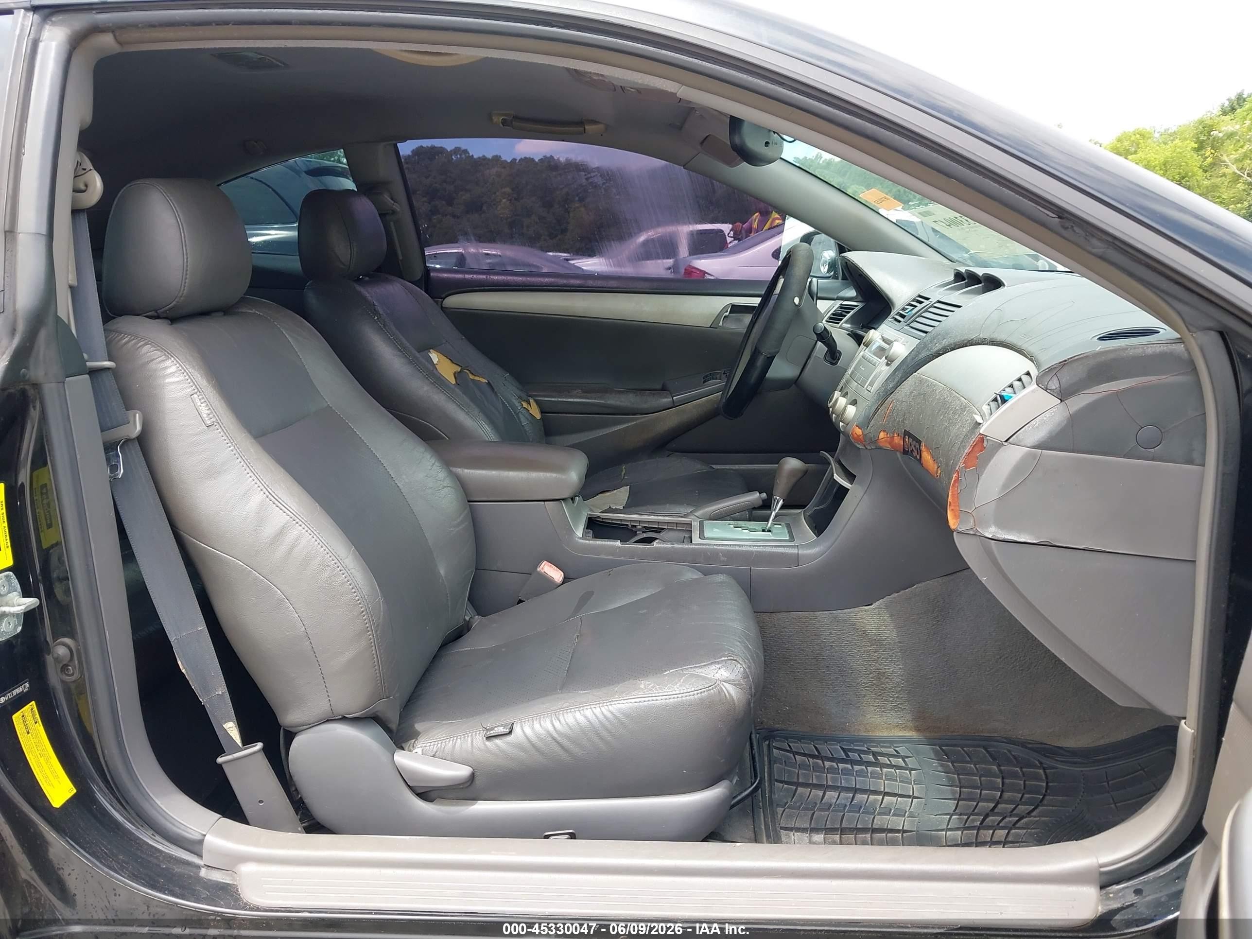2006 Toyota Camry Solara Se Black vin: 4T1CE38P86U617726