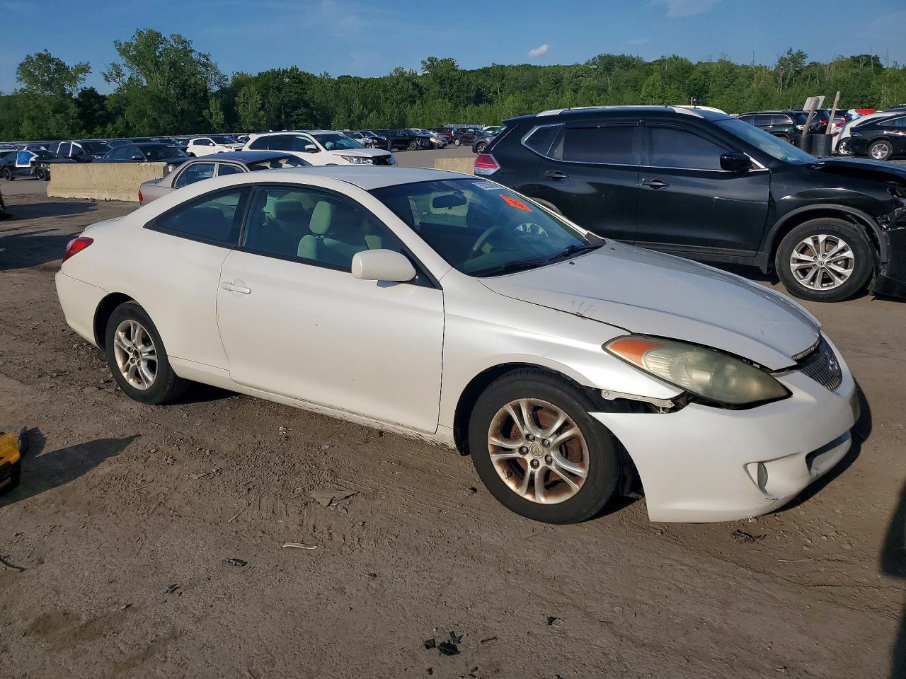 2006 Toyota Camry Solara Se White vin: 4T1CE38P86U630668