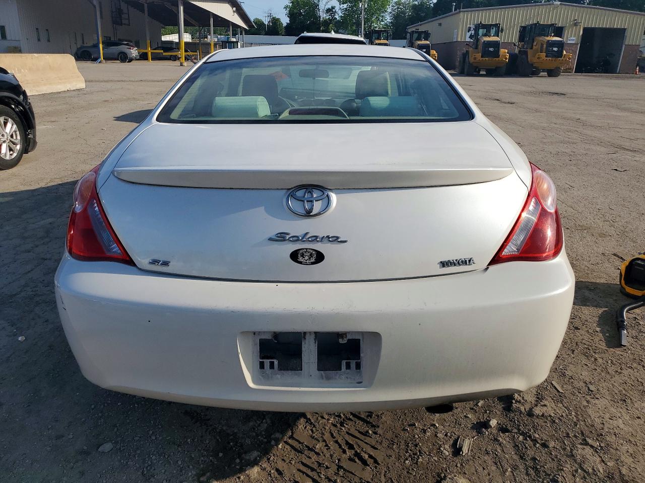 2006 Toyota Camry Solara Se White vin: 4T1CE38P86U630668