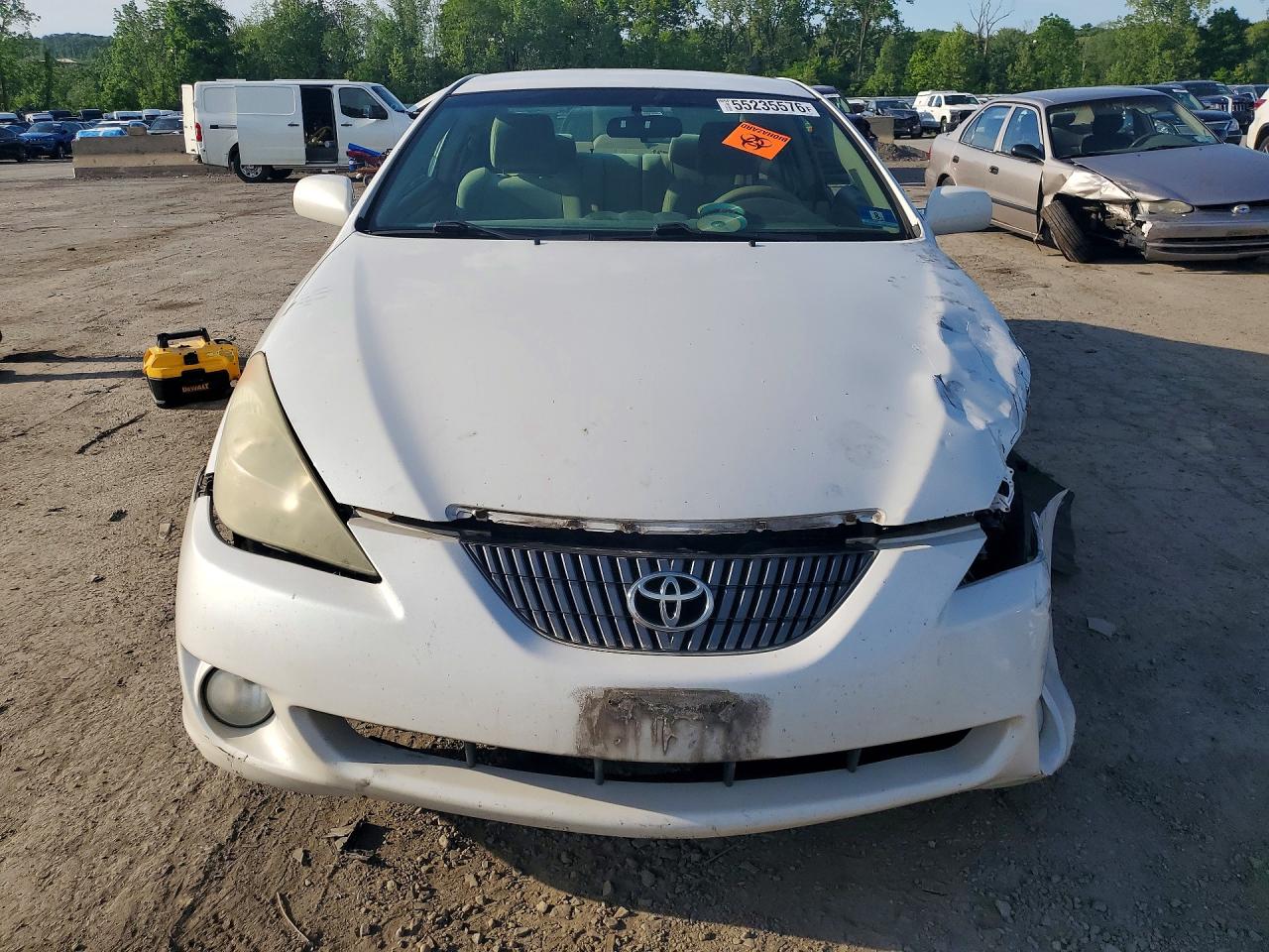 2006 Toyota Camry Solara Se White vin: 4T1CE38P86U630668
