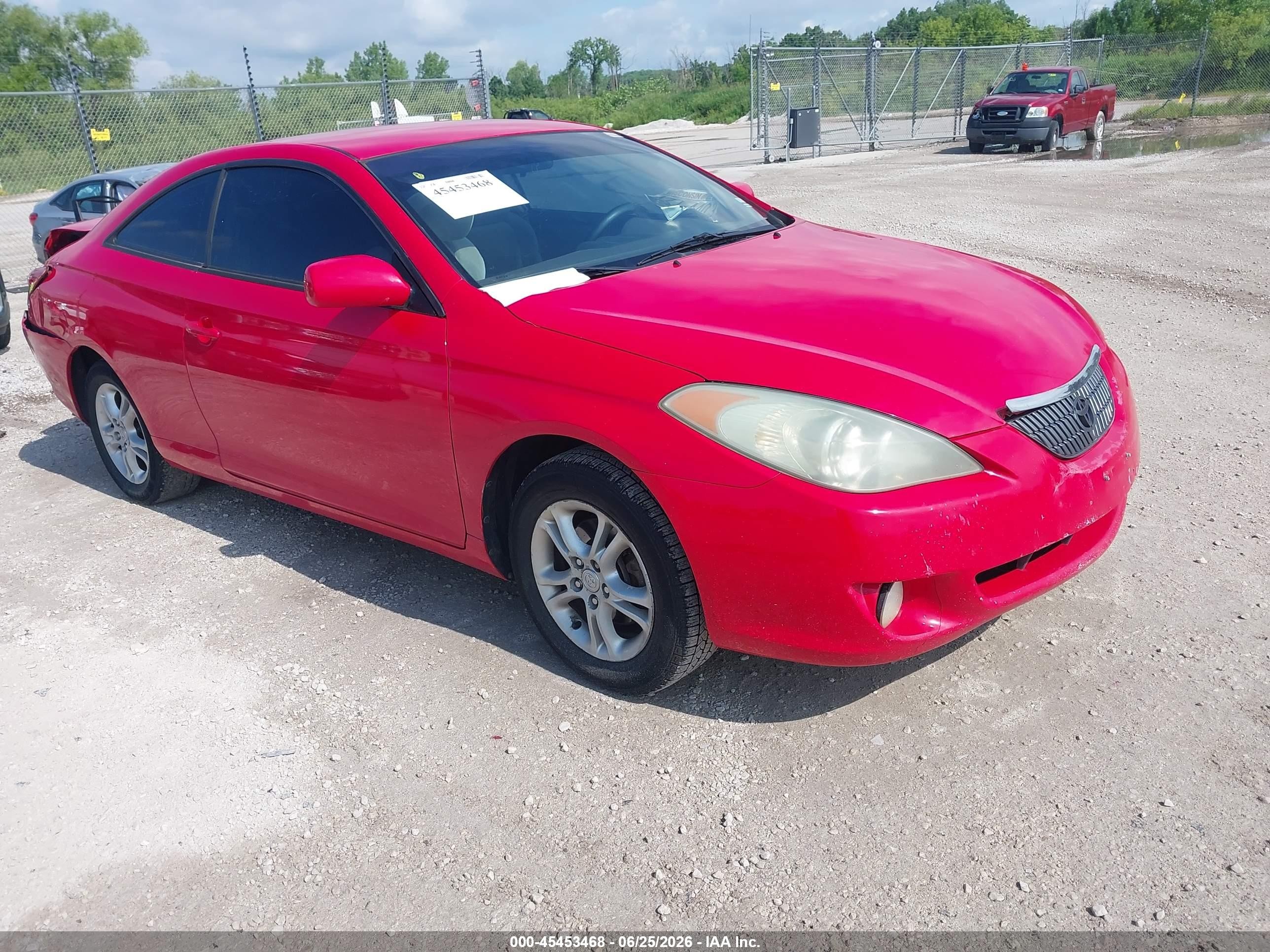 2004 Toyota Camry Solara Se Red vin: 4T1CE38P94U813946