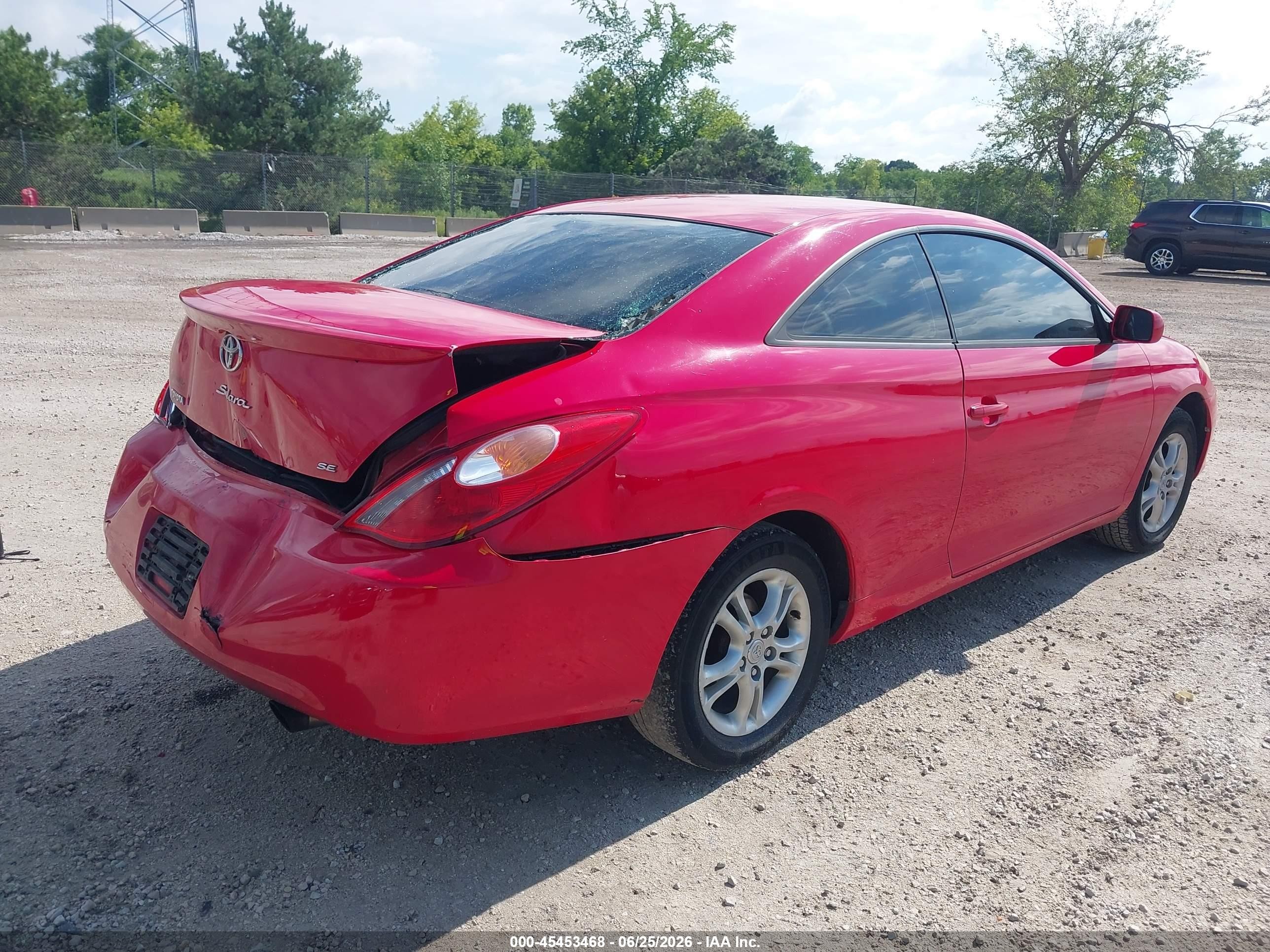 2004 Toyota Camry Solara Se Red vin: 4T1CE38P94U813946