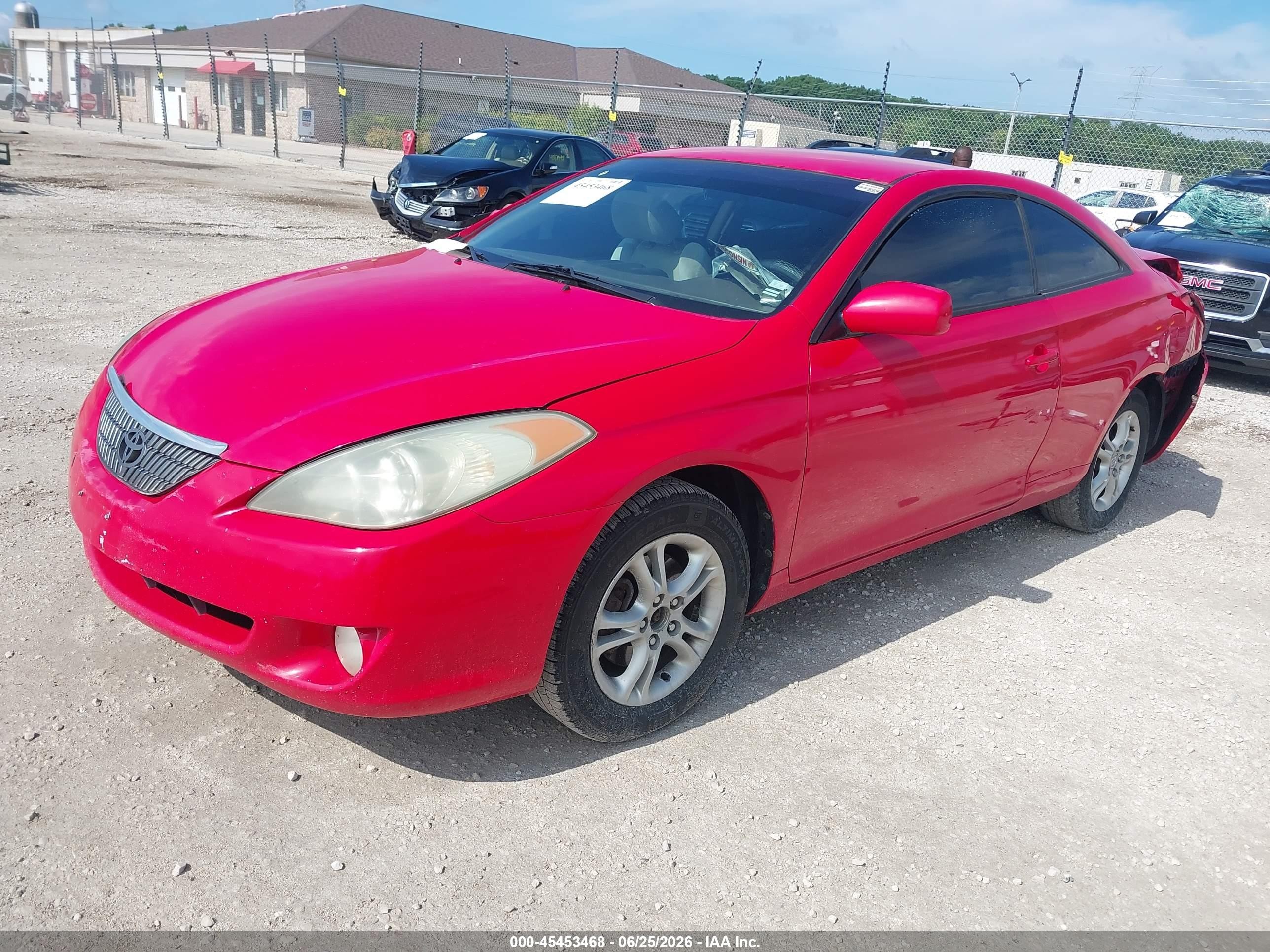 2004 Toyota Camry Solara Se Red vin: 4T1CE38P94U813946