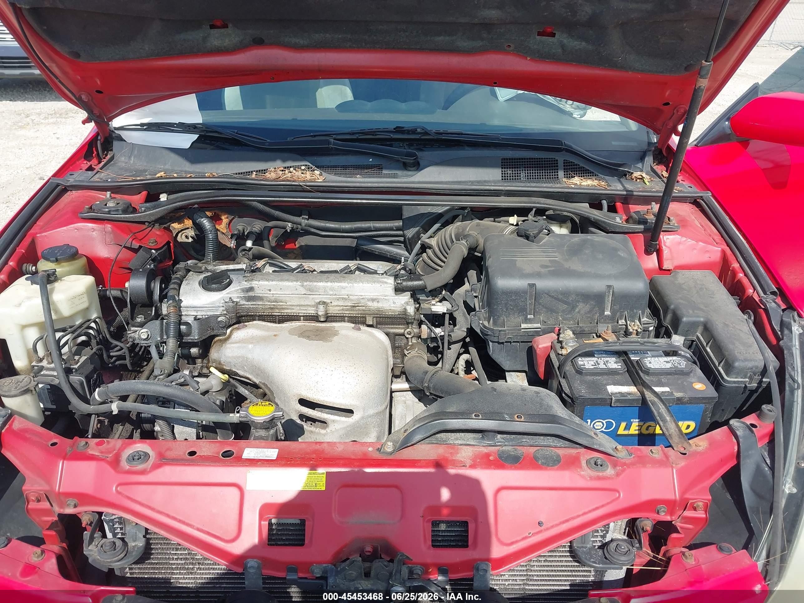 2004 Toyota Camry Solara Se Red vin: 4T1CE38P94U813946