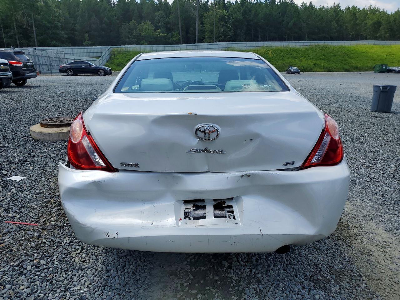 2004 Toyota Camry Solara Se White vin: 4T1CE38P94U907700