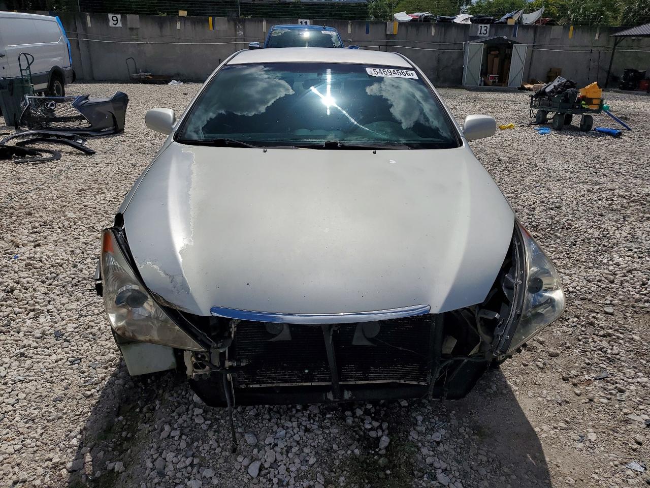 2005 Toyota Camry Solara Se Silver vin: 4T1CE38P95U532456
