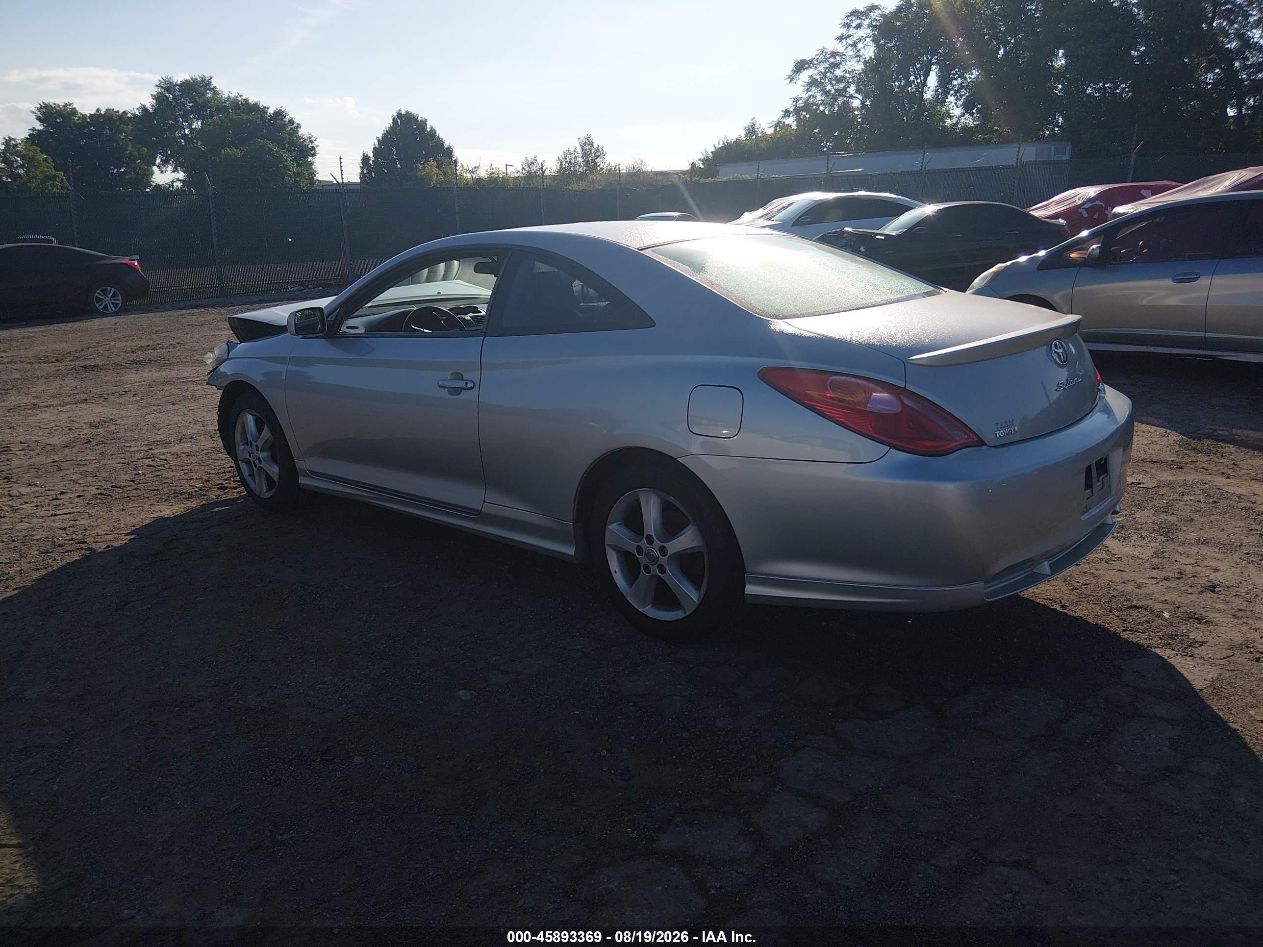 2005 Toyota Camry Solara Se Sport Silver vin: 4T1CE38P95U953836