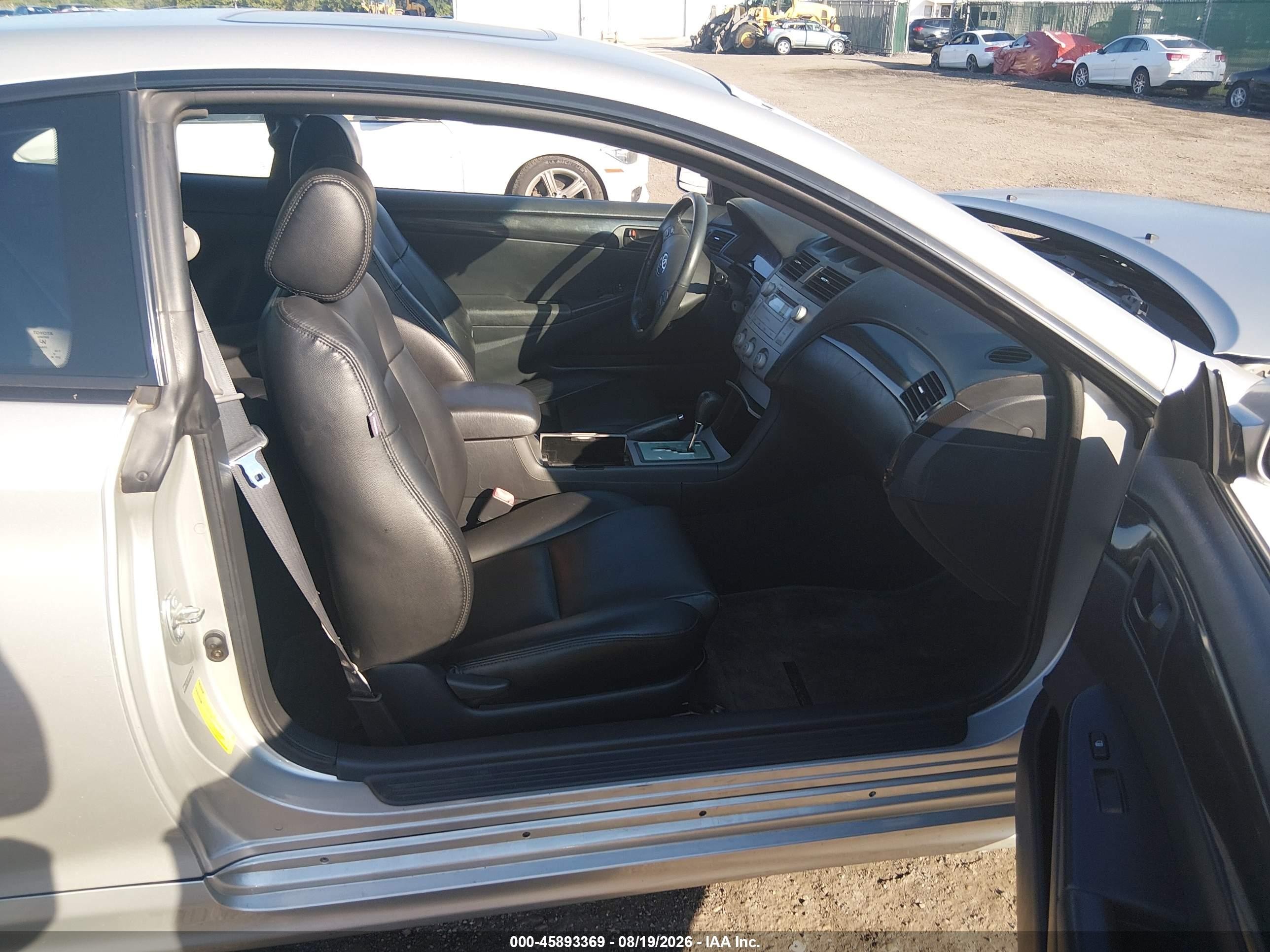 2005 Toyota Camry Solara Se Sport Silver vin: 4T1CE38P95U953836