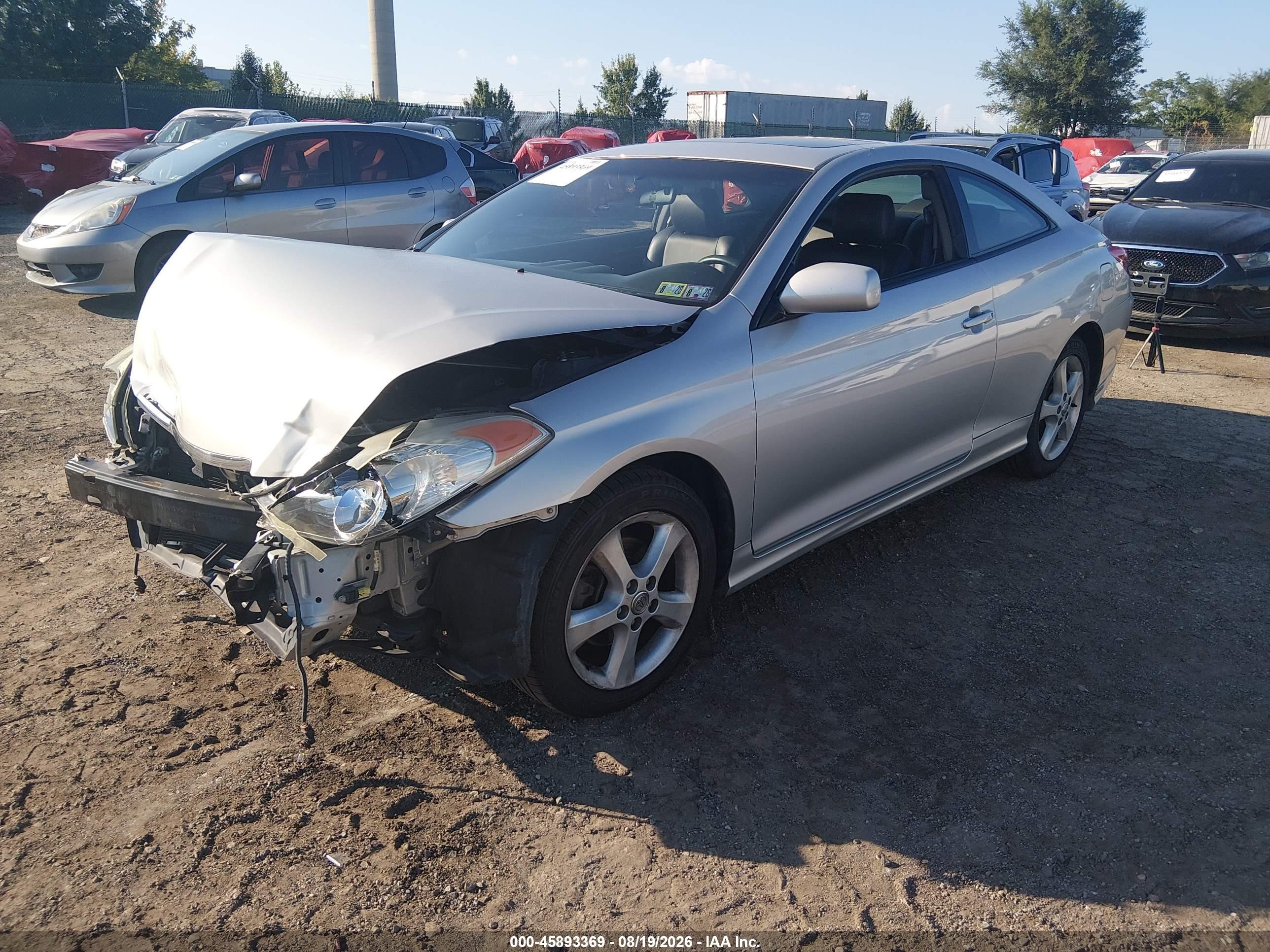 2005 Toyota Camry Solara Se Sport Silver vin: 4T1CE38P95U953836