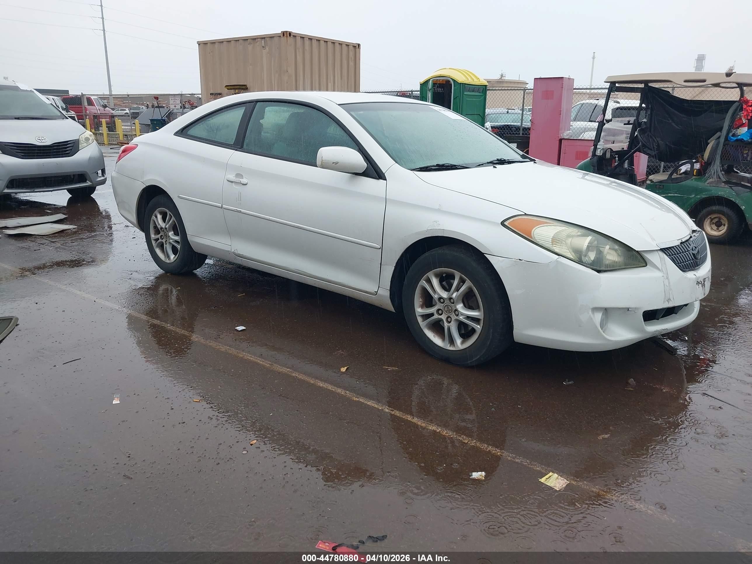 2005 Toyota Camry Solara Se White vin: 4T1CE38P95U971270