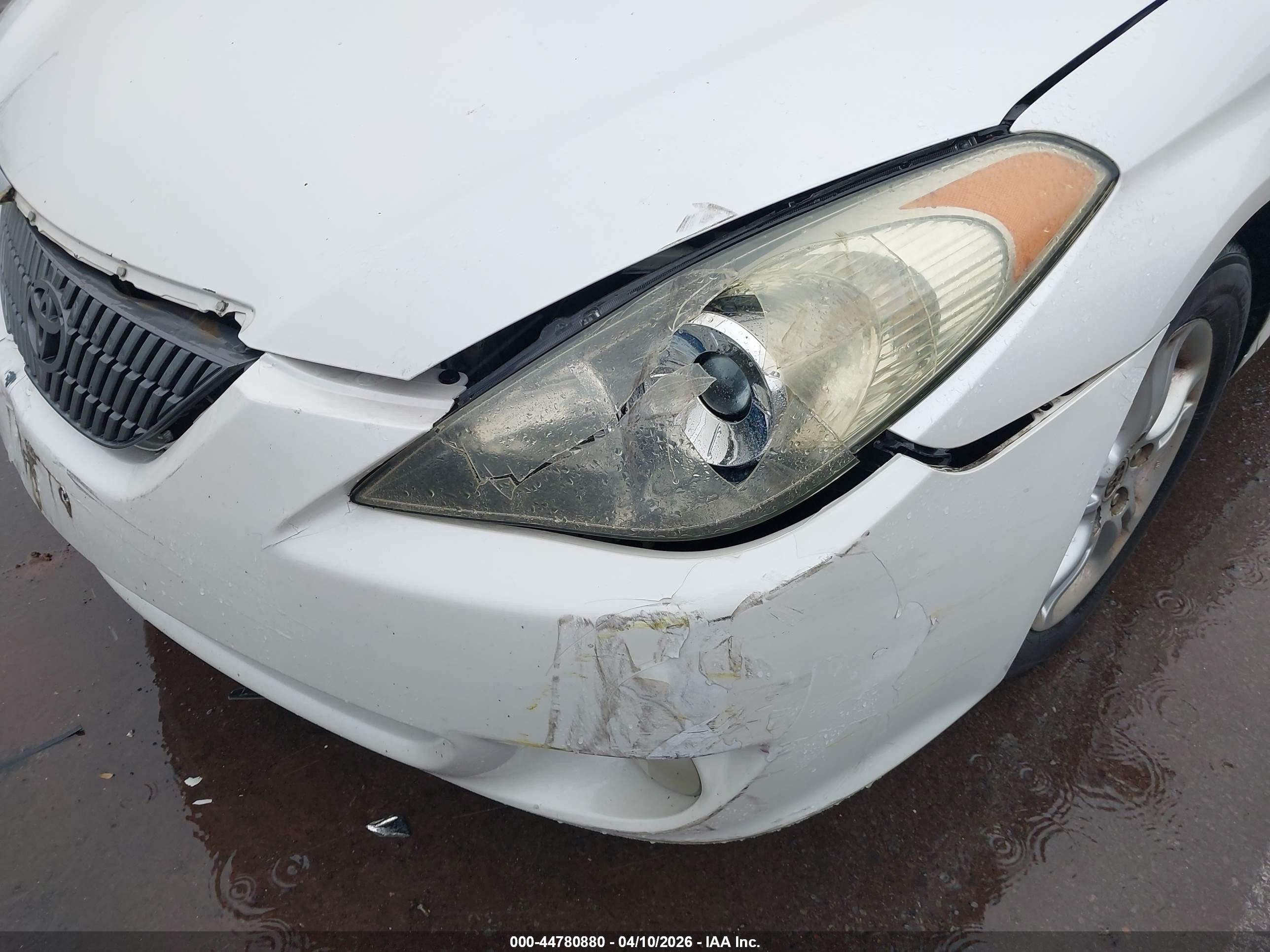 2005 Toyota Camry Solara Se White vin: 4T1CE38P95U971270