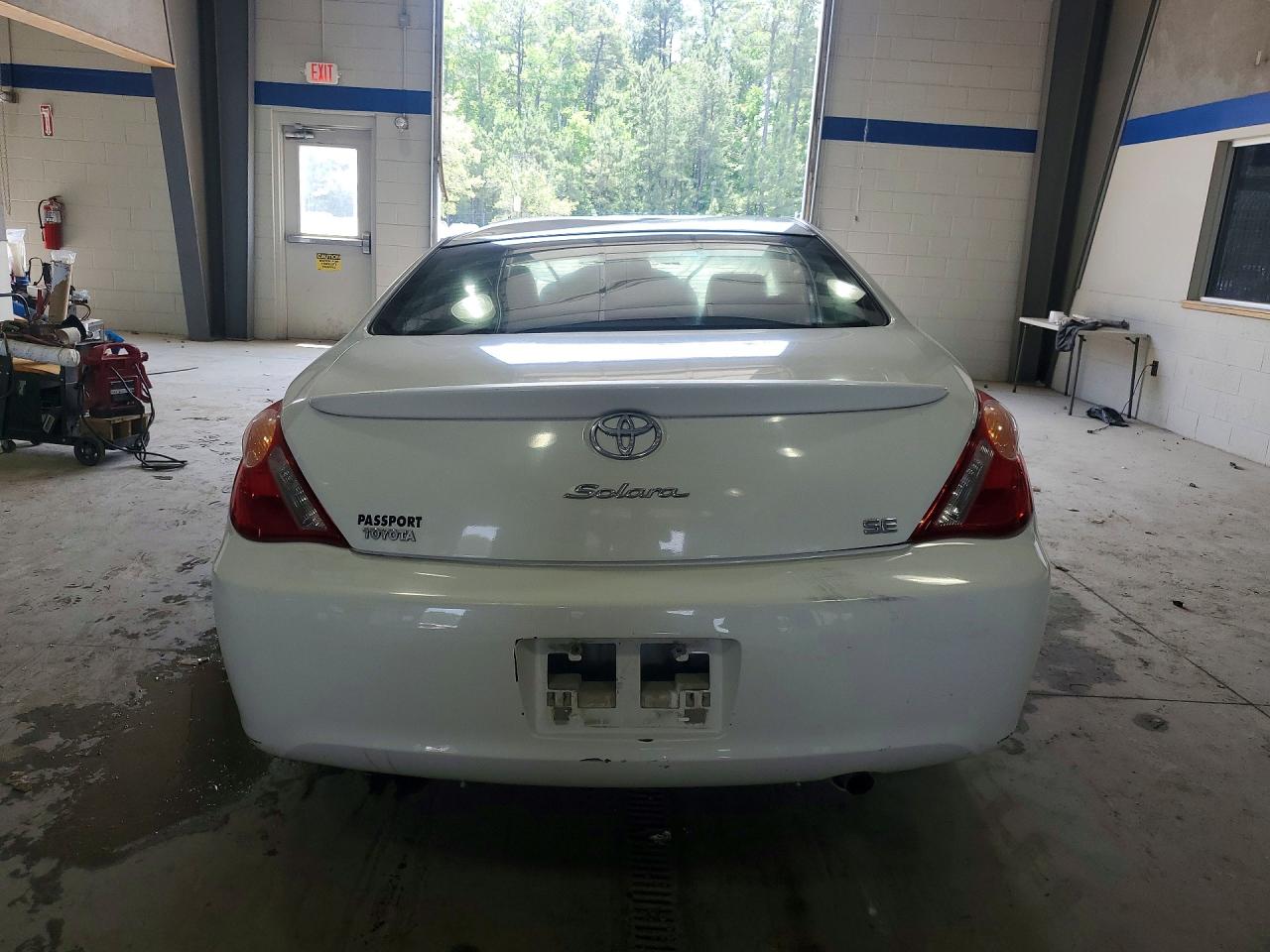 2006 Toyota Camry Solara Se Sport White vin: 4T1CE38P96U604919