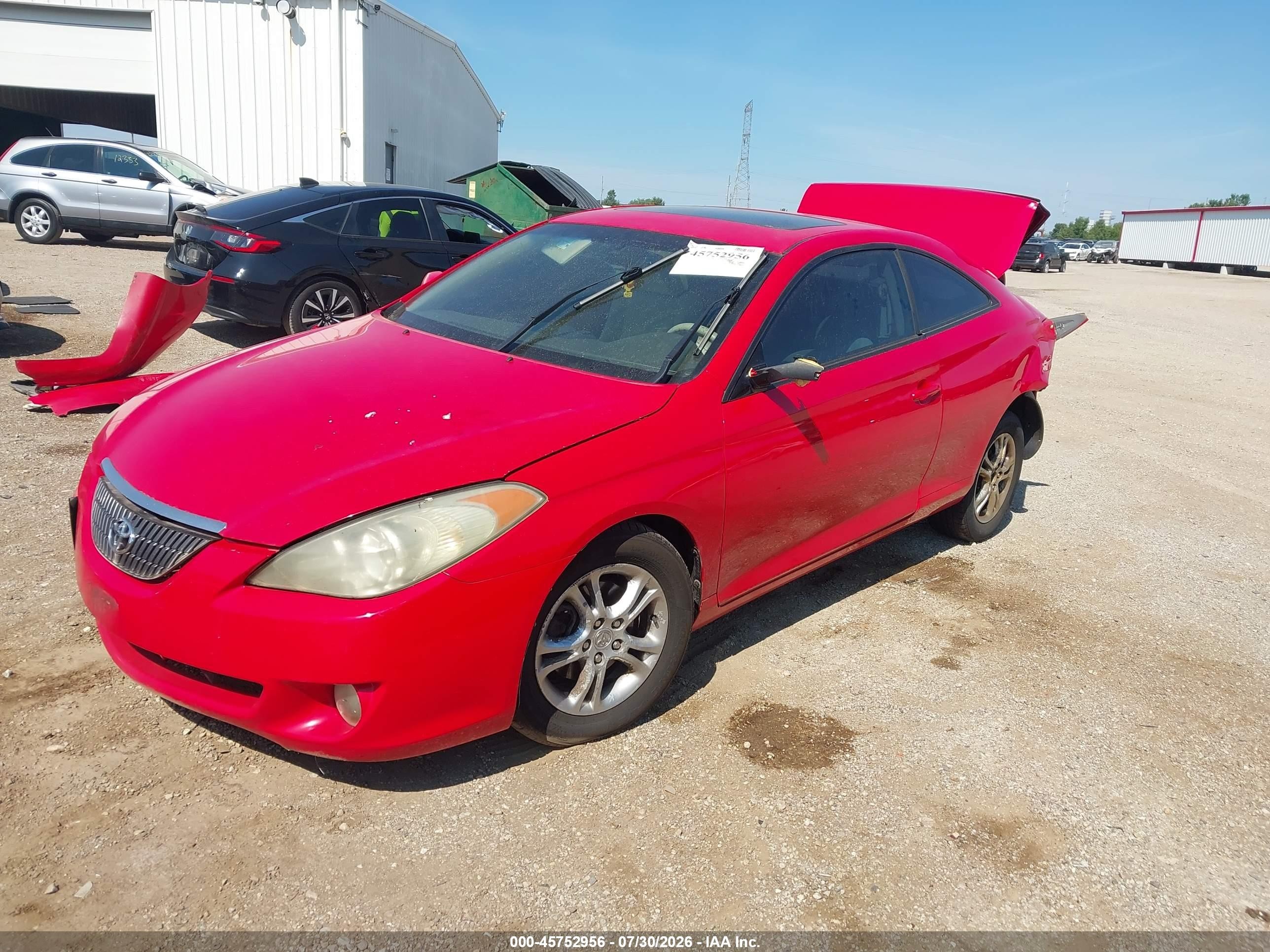 2006 Toyota Camry Solara Se Красный vin: 4T1CE38P96U705233