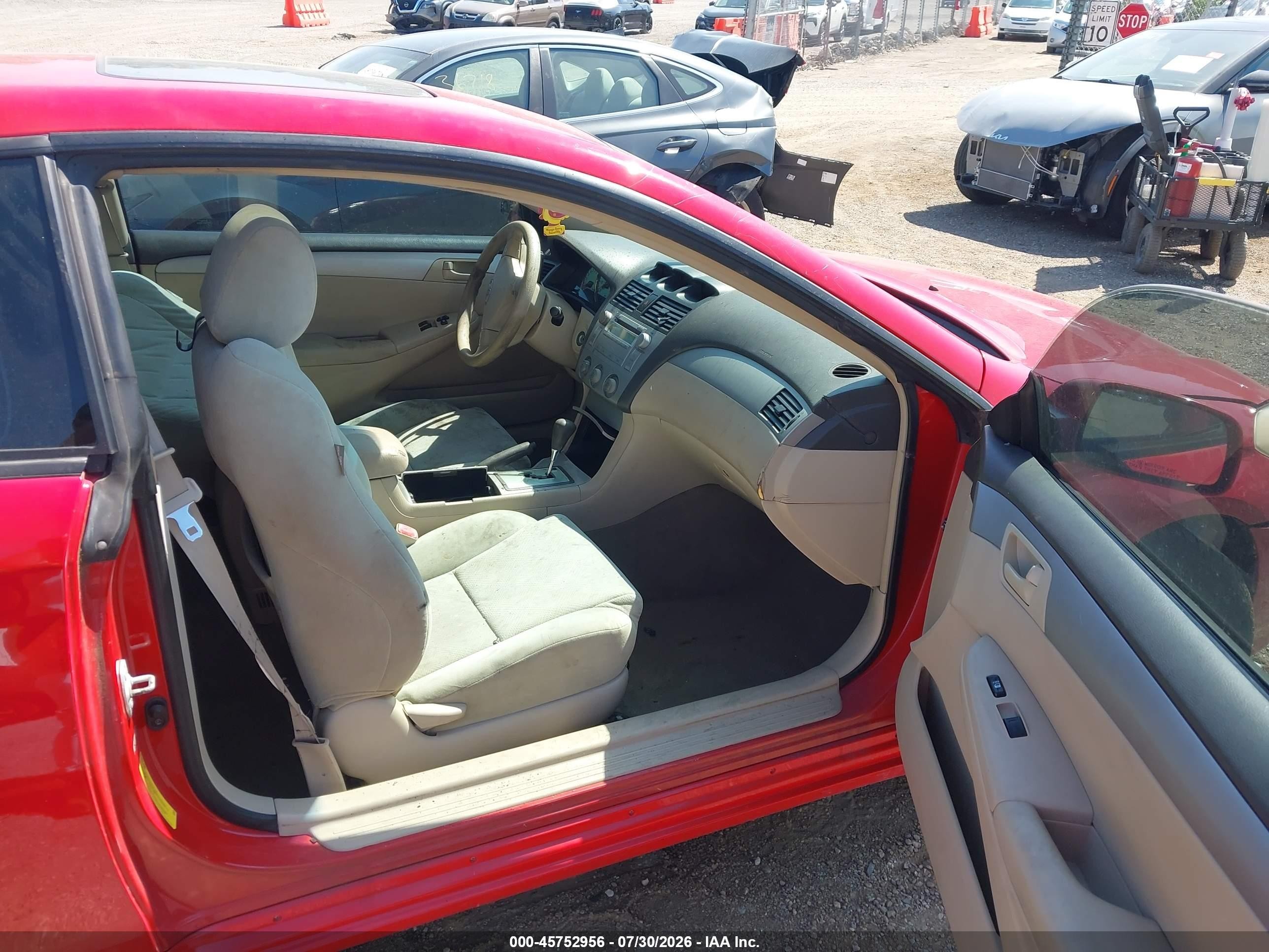 2006 Toyota Camry Solara Se Красный vin: 4T1CE38P96U705233