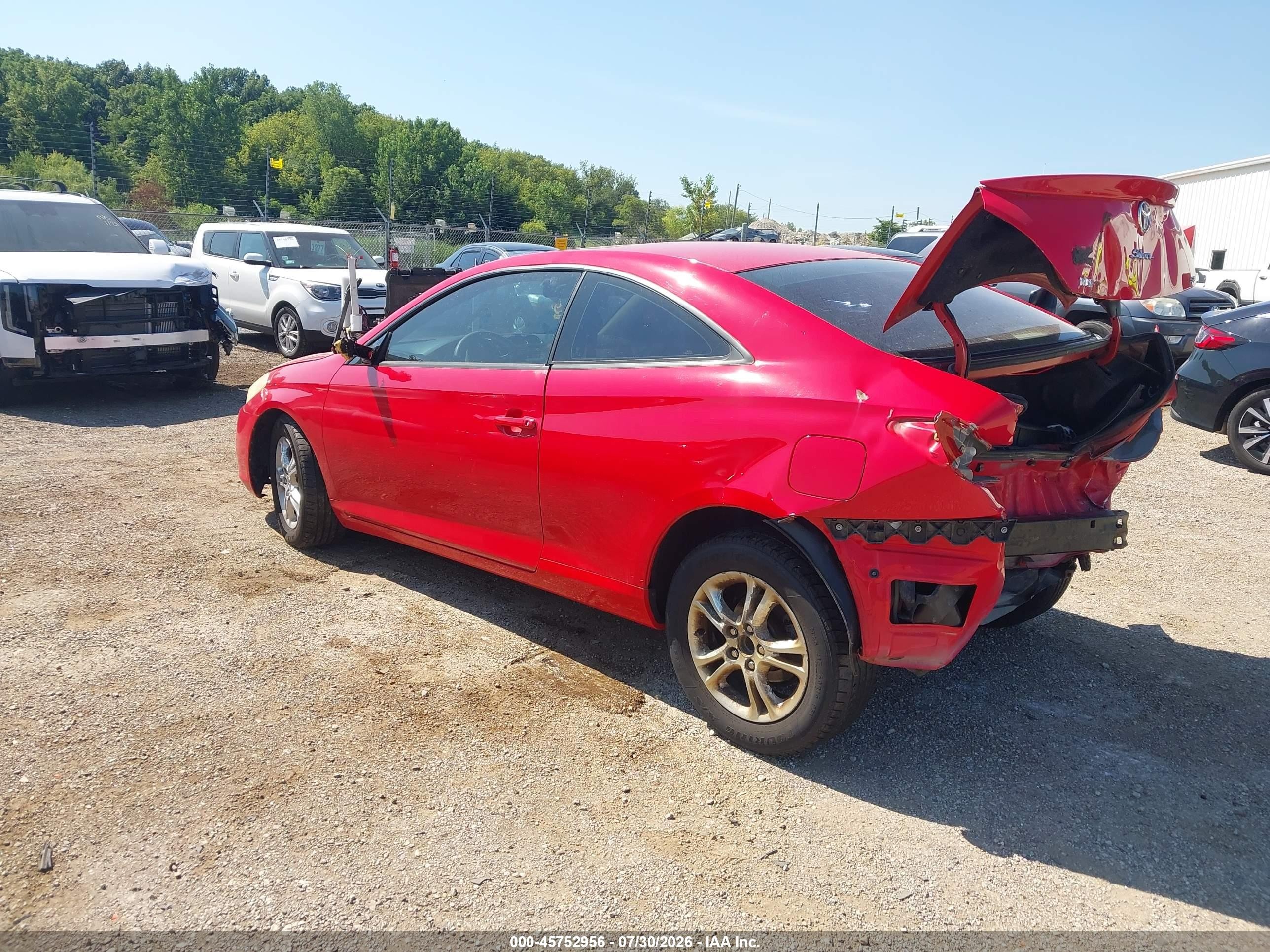 2006 Toyota Camry Solara Se Красный vin: 4T1CE38P96U705233
