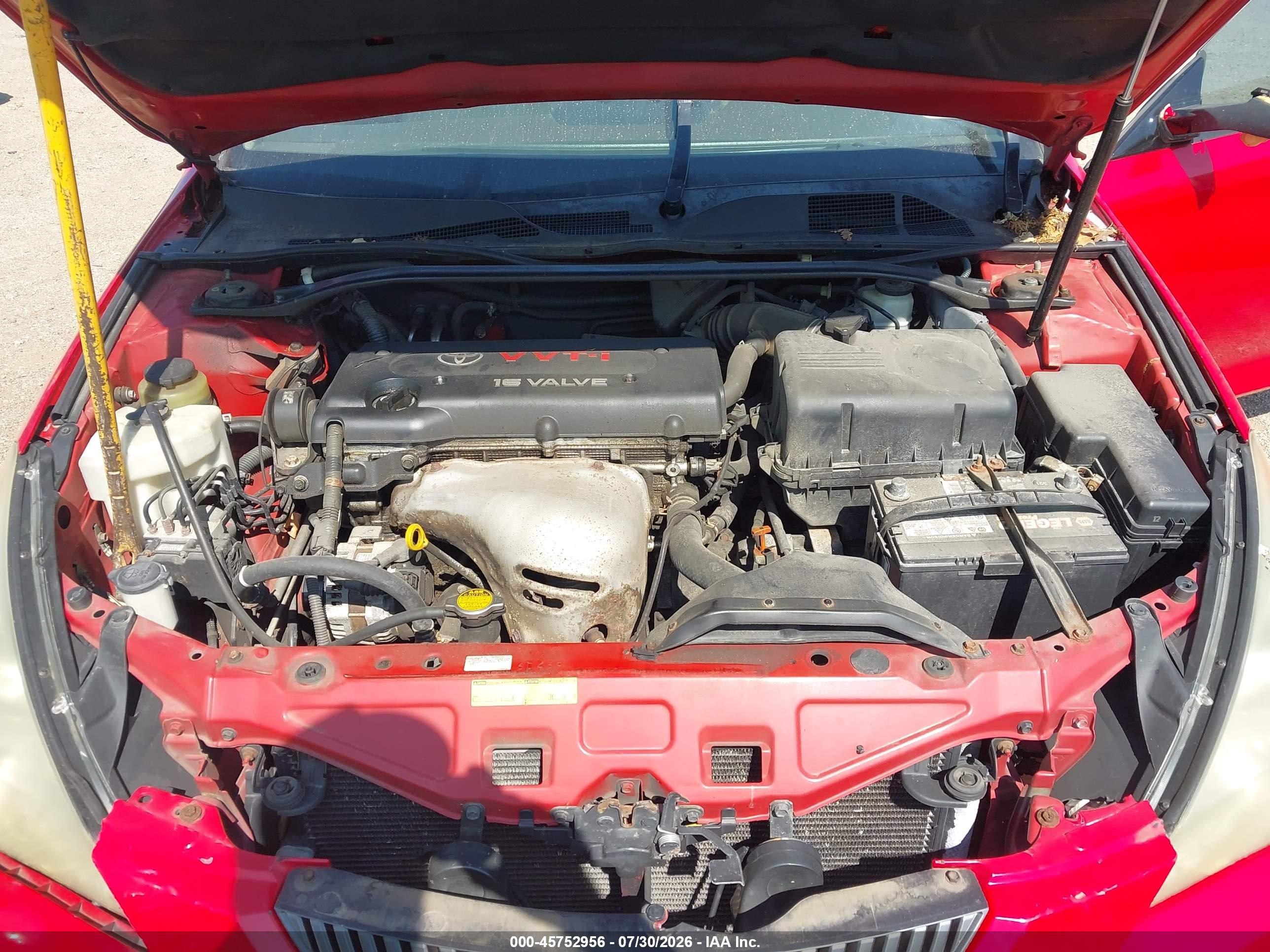 2006 Toyota Camry Solara Se Красный vin: 4T1CE38P96U705233